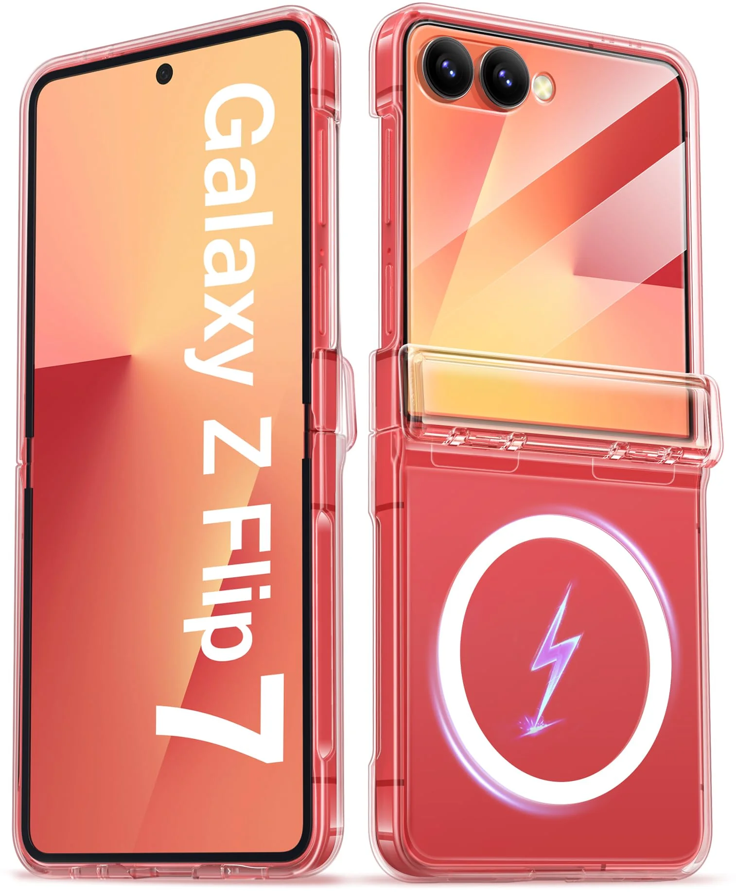 Clear Polycarbonate Silicone Phone Case for Samsung Galaxy Z Flip 7 NEW