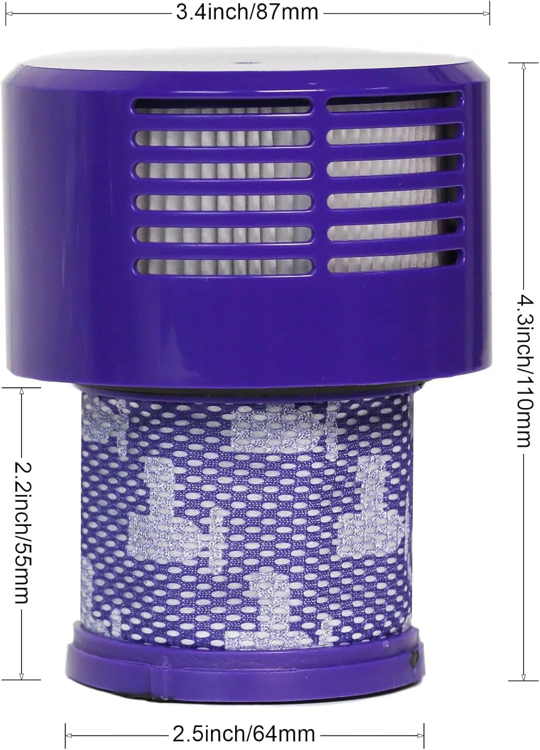 Replacement Filters for Dyson V10 / SV12 Series Vacuum Cleaner, Pack of 2, NEW - Image 2