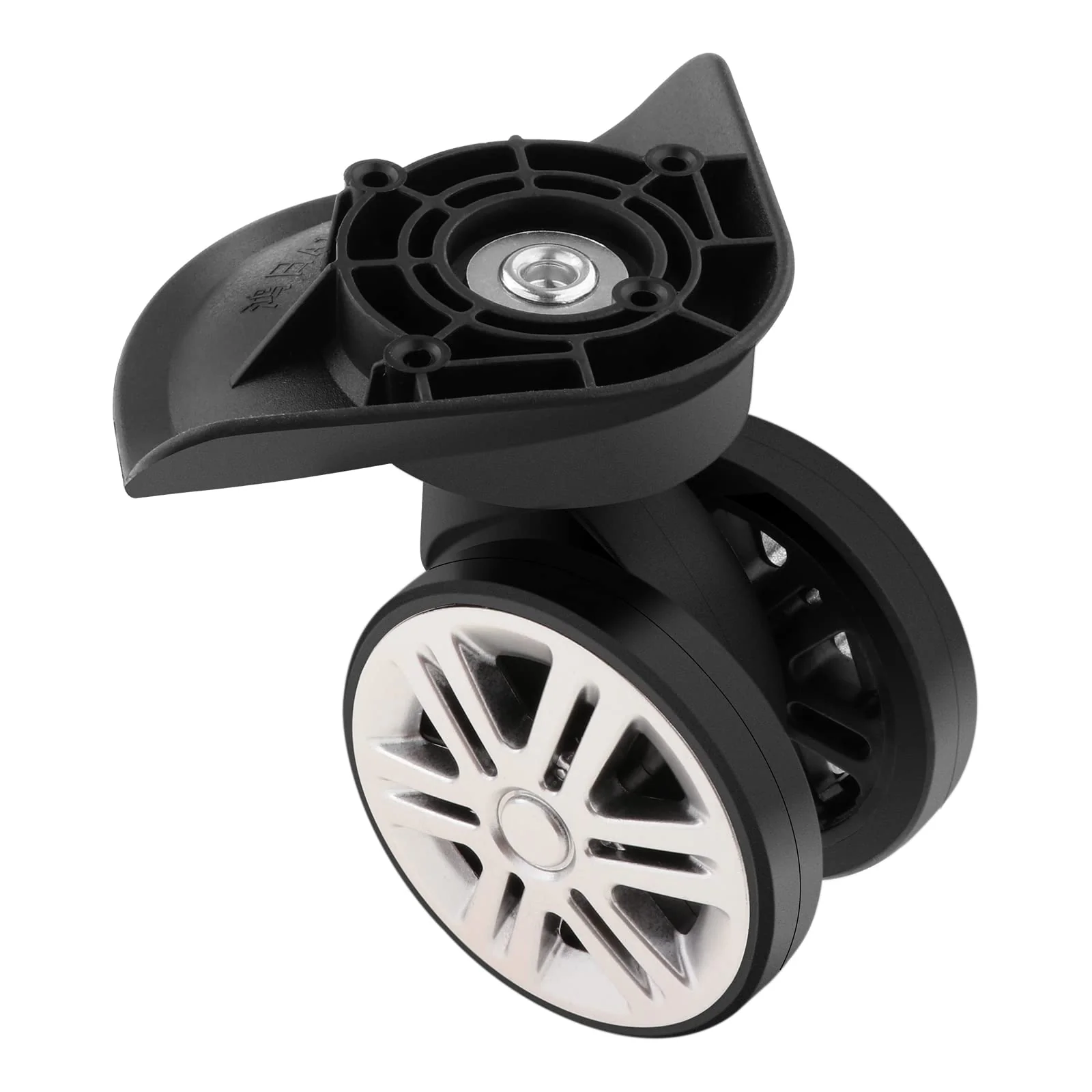 Dual Roller Wheels Luggage Swivel Suitcase Accessories Black A19 Compatible NEW