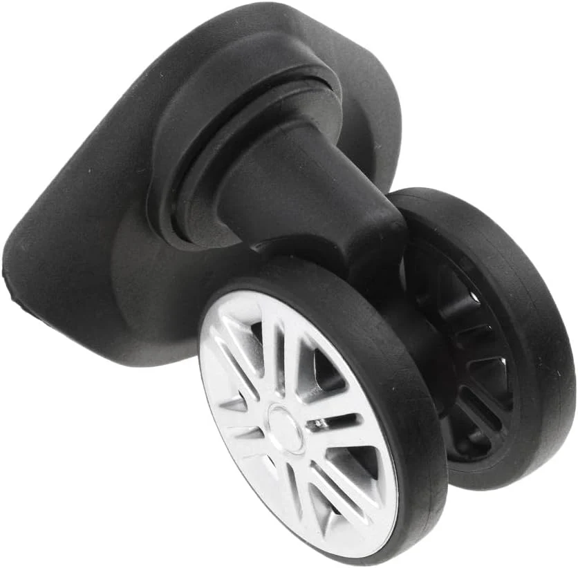 Dual Roller Wheels Luggage Swivel Suitcase Accessories Black A19 Compatible NEW - Image 8