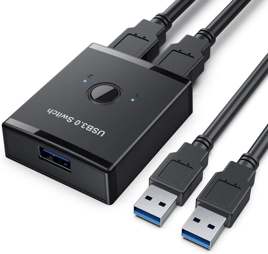 cablecc USB USB Hubs 3.0 Bidirectional KVM Switch Selector for Sharing 2 NEW - Image 9