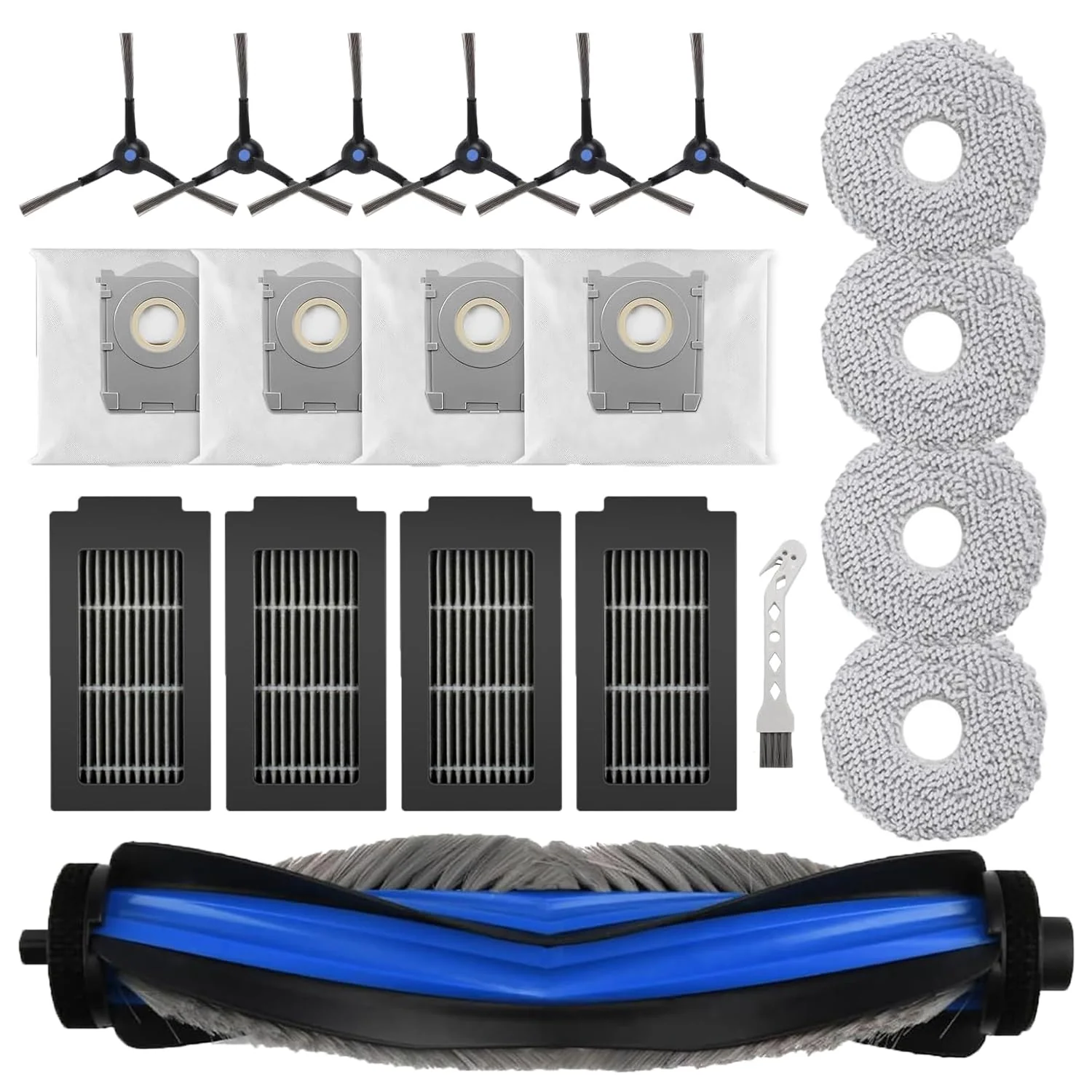 Replacement Parts for Ecovacs Deebot T50 Pro Omni Vacuum Cleaner Grey 20pcs NEW