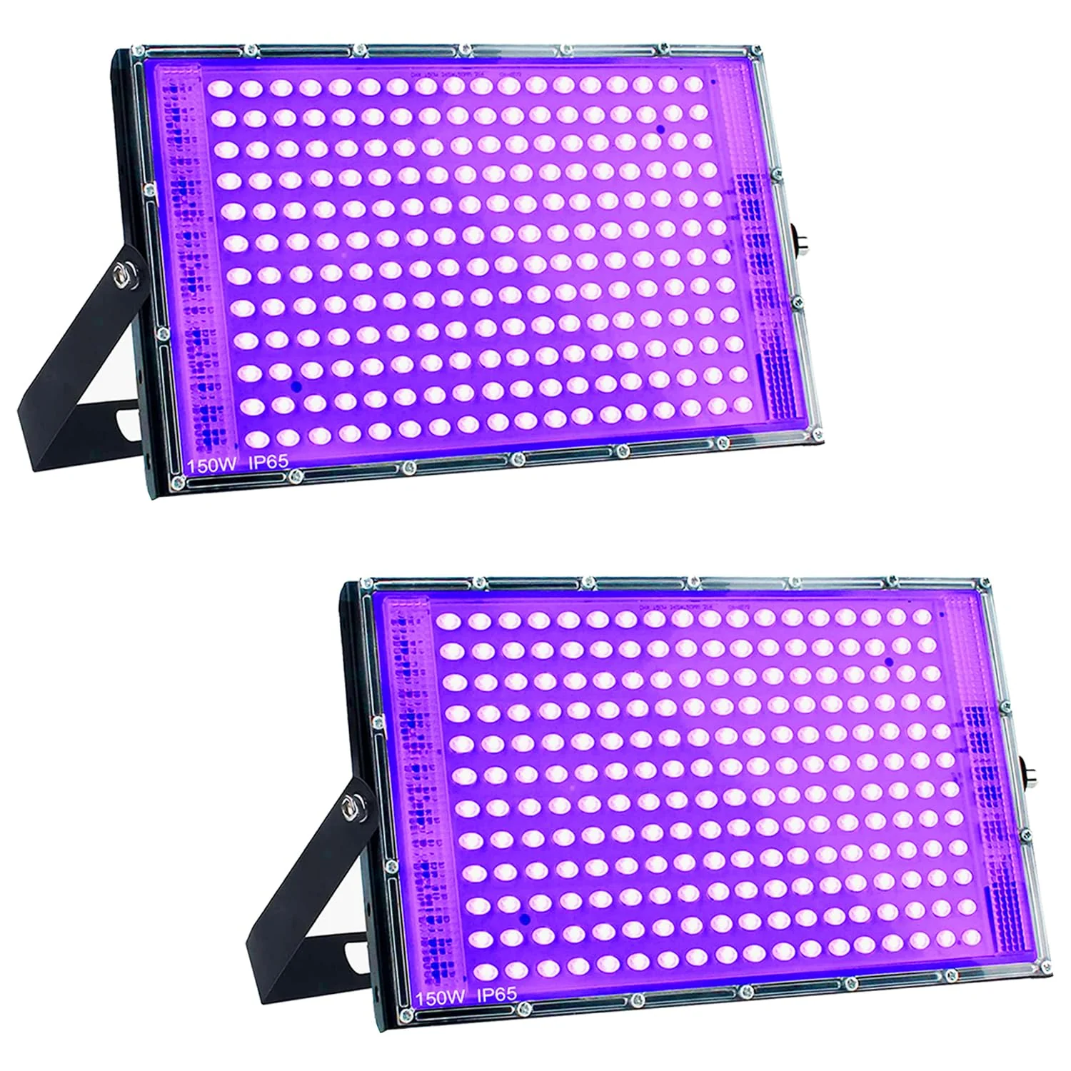 150W Black LED Aquarium Lighting Fixtures, 2-Pack, Waterproof IP65 NEW