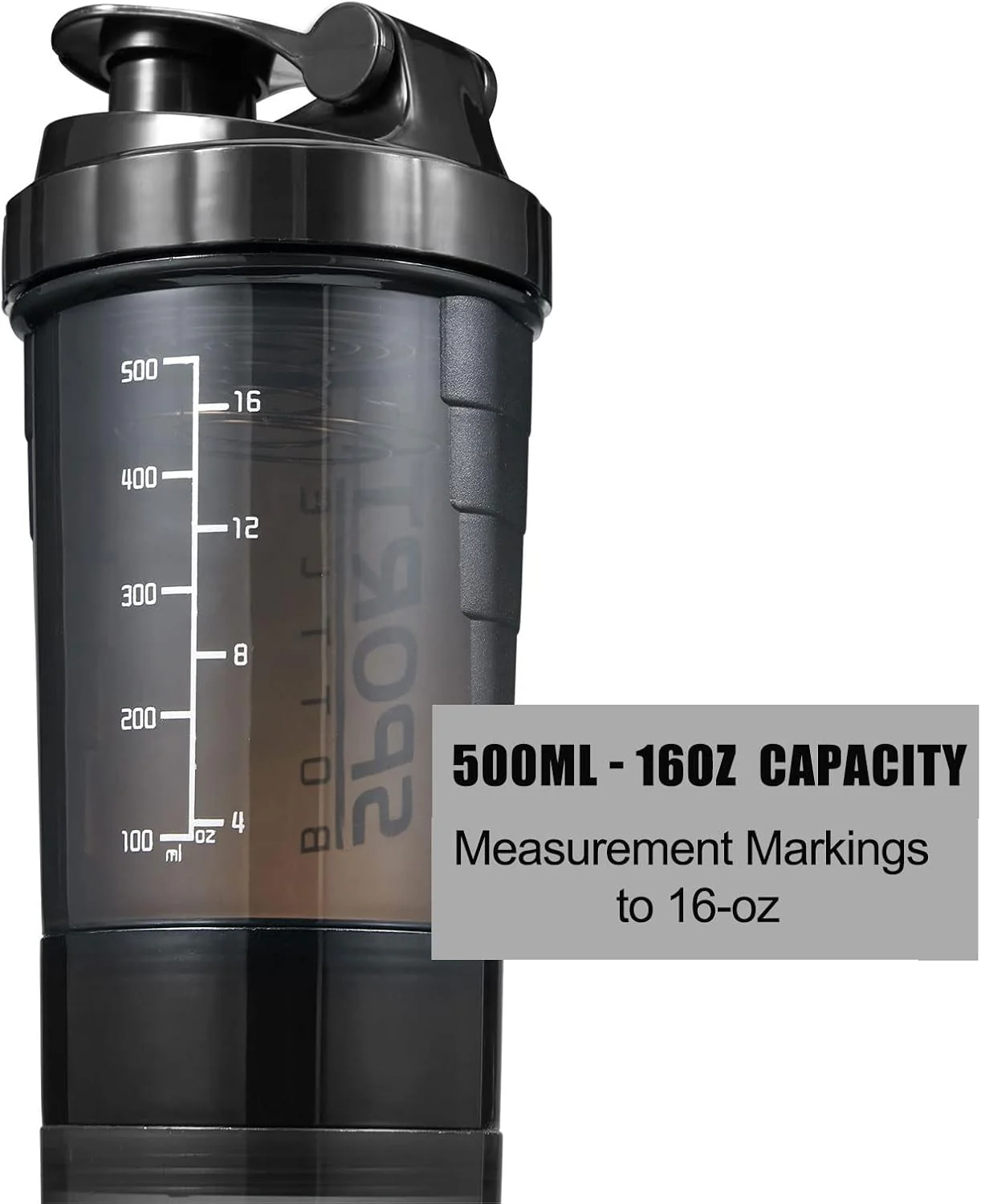 MODY RODY 16oz Supplements Shaker Bottle for Protein Mixes Pre Workout Size NEW - Image 5