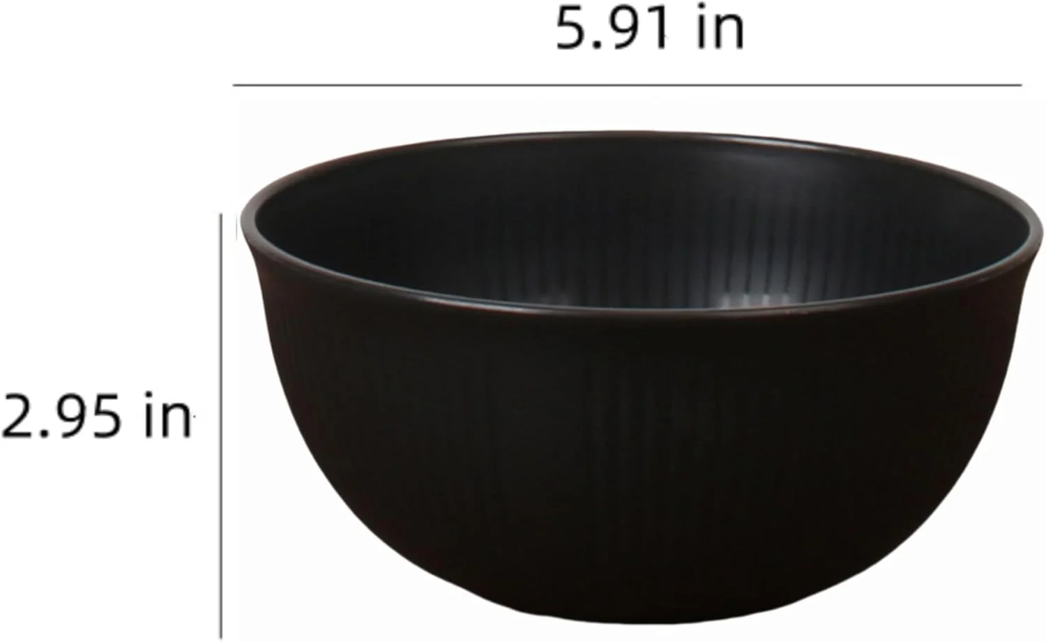 Reusable Salad Bowl Sets Bowls Black and Grey Durable Lightweight NEW - Image 8