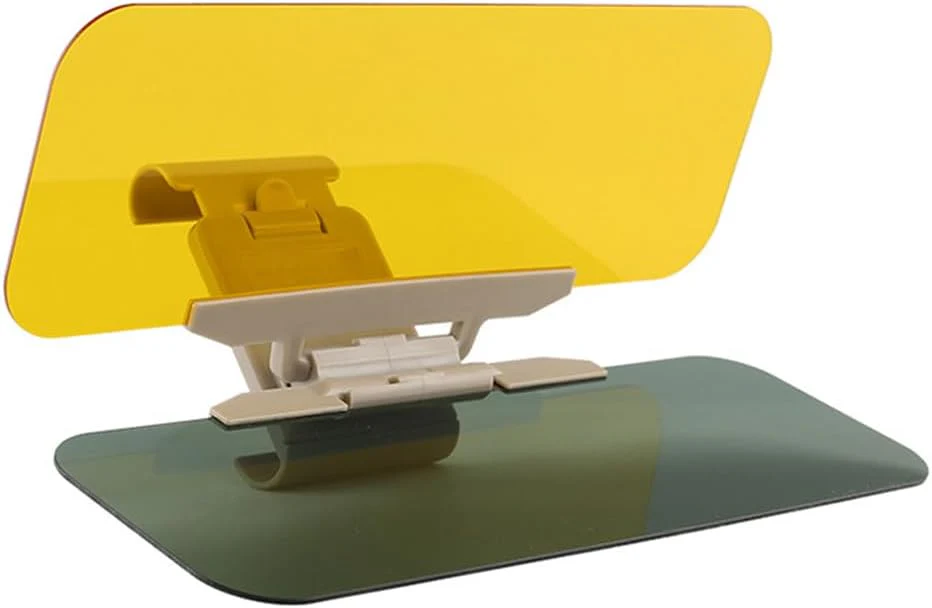 Adjustable Yellow Sun Visors Sun Visor Glare Shield 31.5x12cm NEW - Image 5