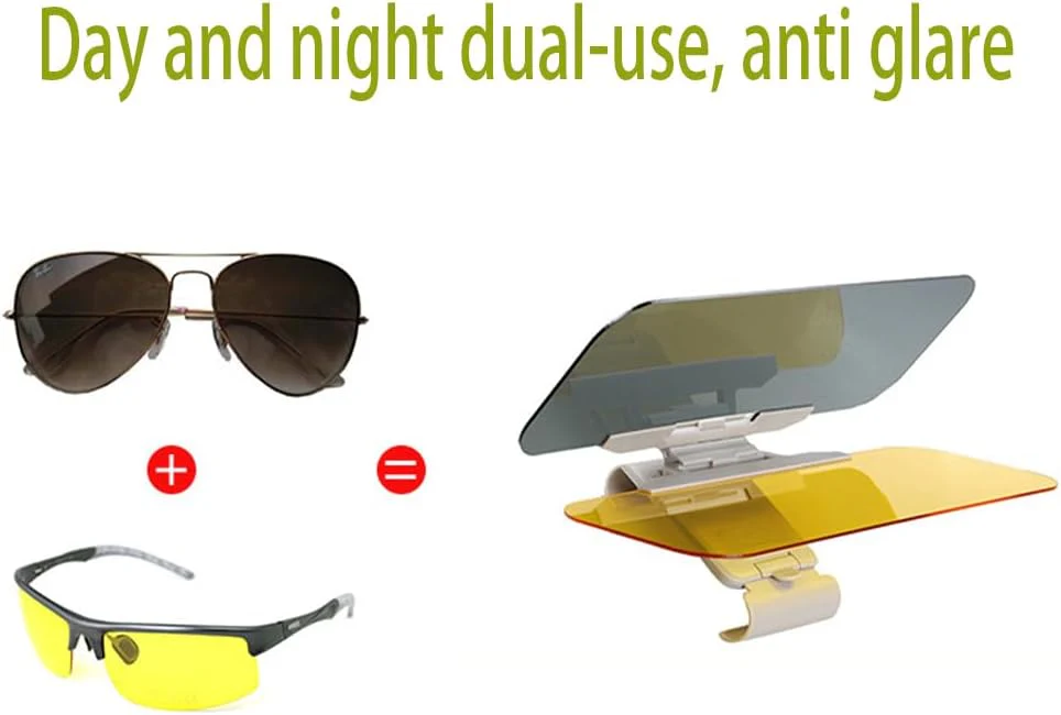 Adjustable Yellow Sun Visors Sun Visor Glare Shield 31.5x12cm NEW - Image 6