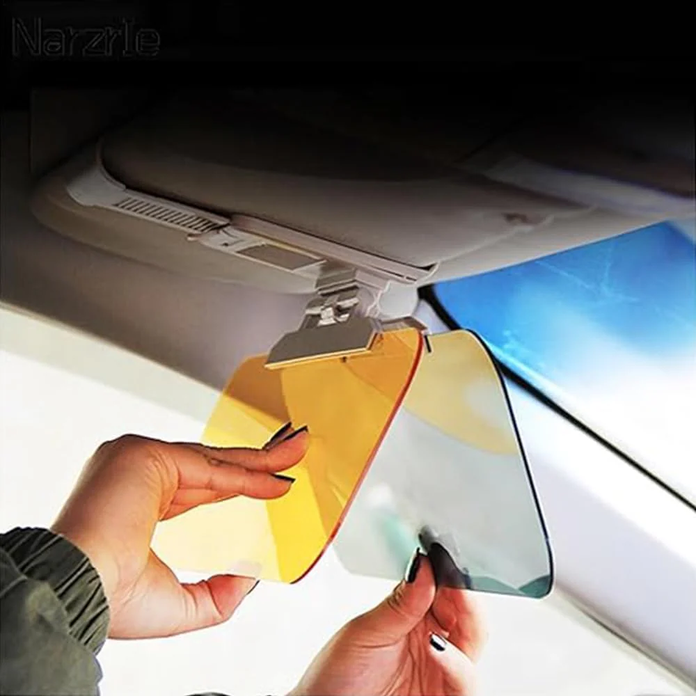 Adjustable Yellow Sun Visors Sun Visor Glare Shield 31.5x12cm NEW - Image 7