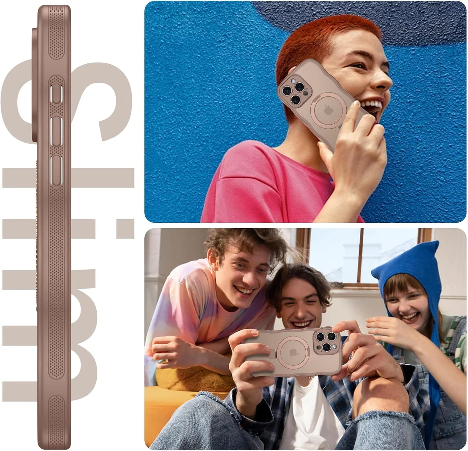 Magnetic Phone Case for iPhone 16 Pro Max in Brown - Protective Cover Size NEW - Image 8