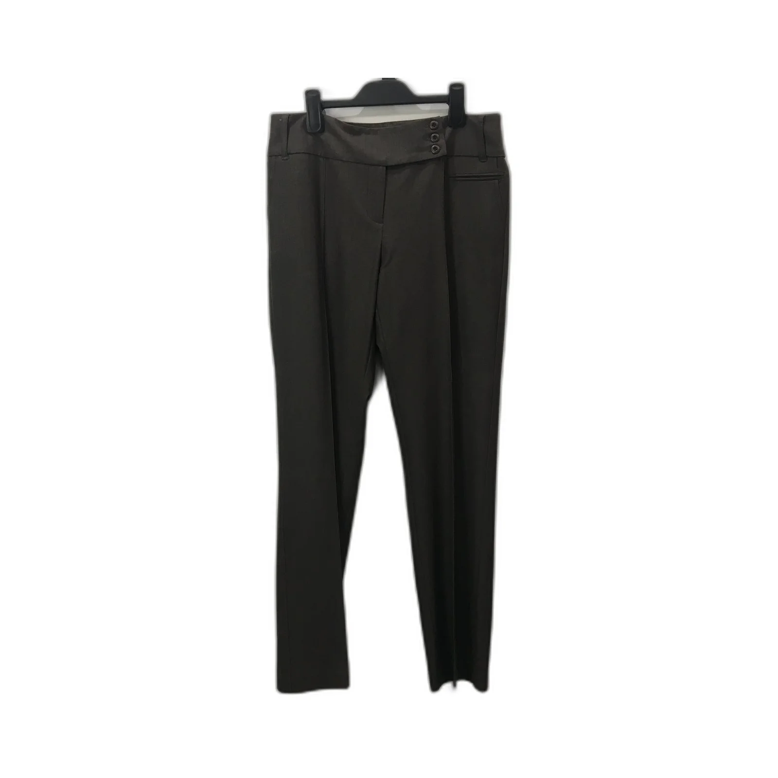 Brownsugar Women's Black Dress Pants Polyester Viscose Slacks Office Size 12 NEW