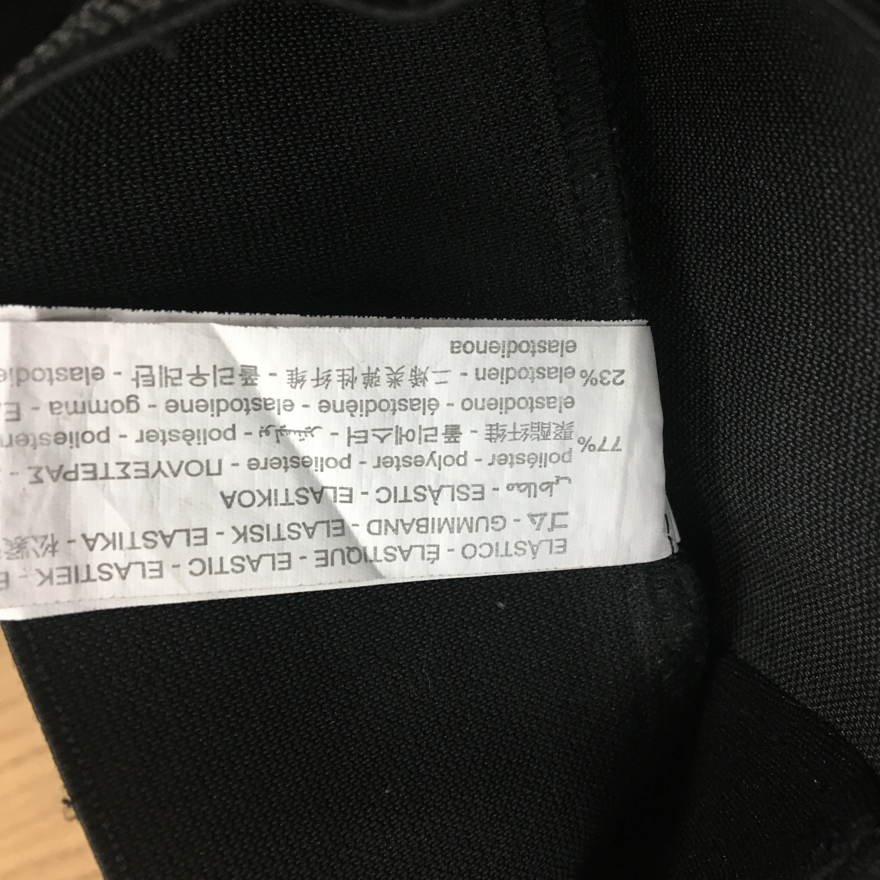 Zara Women's Black Cotton Leggings Comfortable Stretchy Fit Size L - Image 3