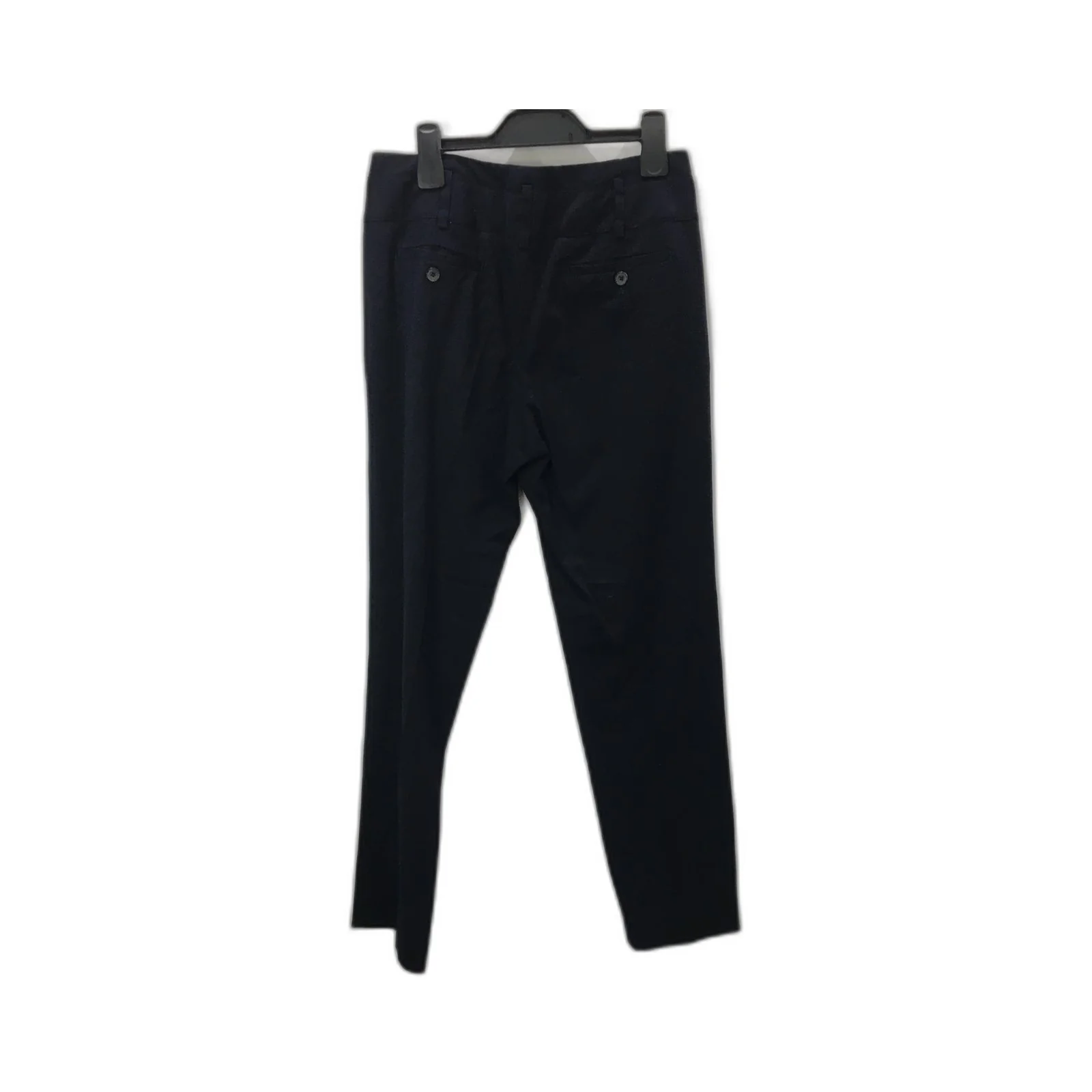 Zara Basic Cotton Blend Dress Pants Trousers Slacks Black Size 5 - Image 3