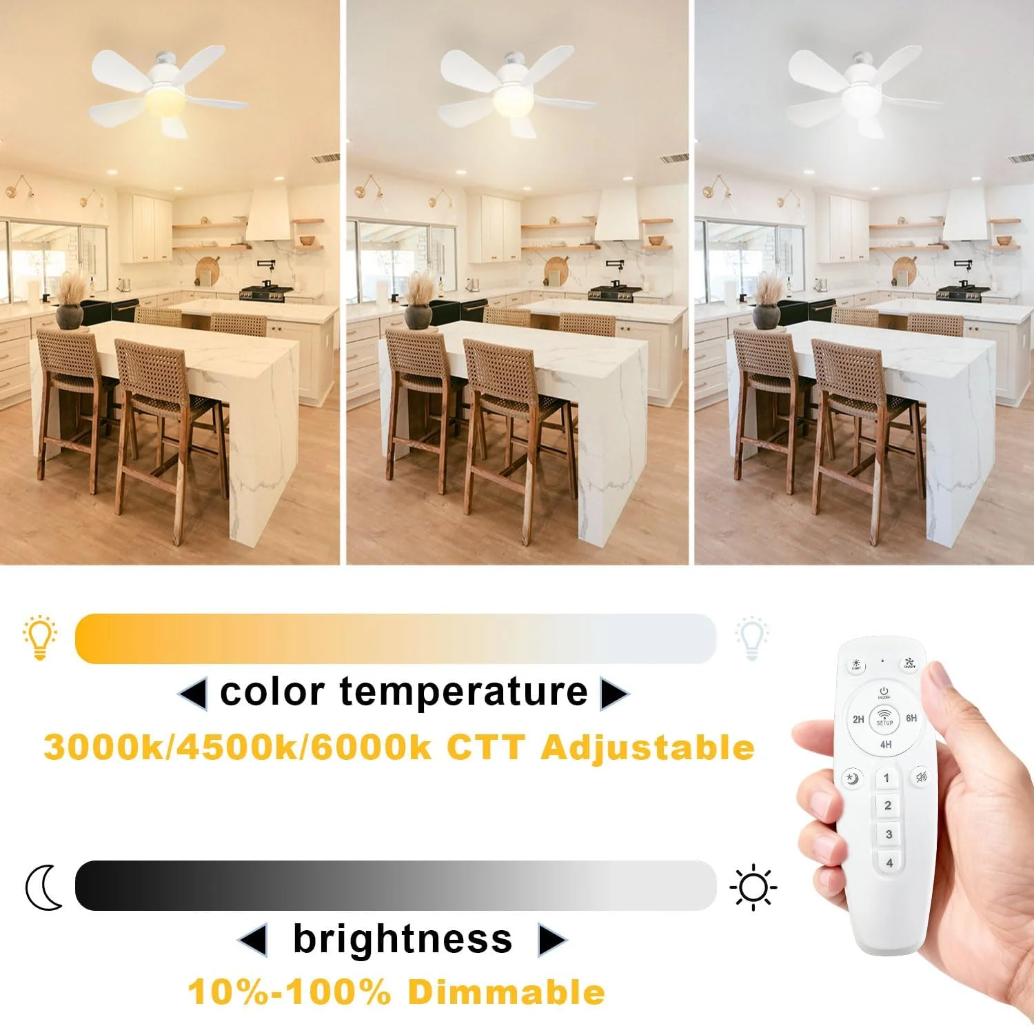 Gliztech Chandeliers LED Chandelier Lighting Fixture 60CM, White Ceiling DEMO - Image 2