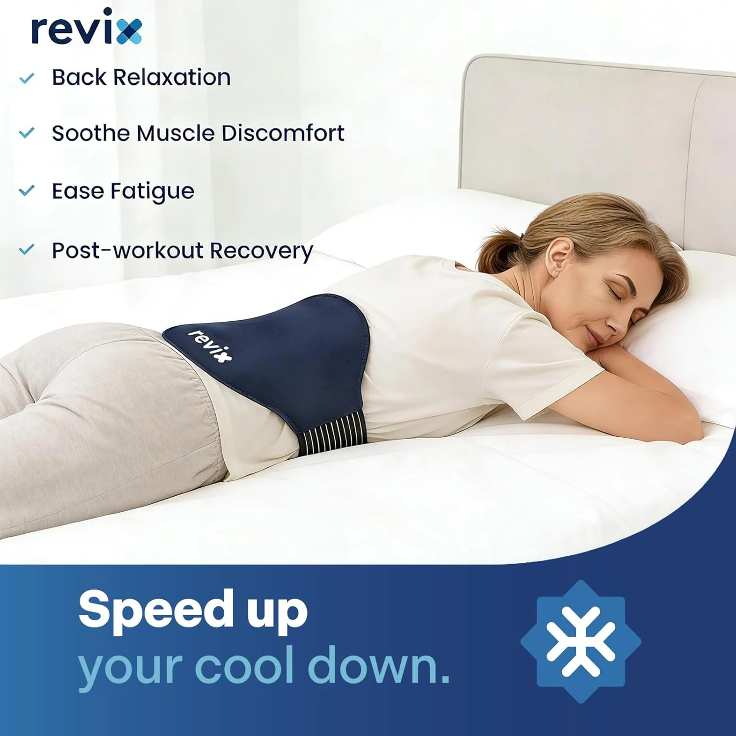 REVIX Extra Large Reusable Gel Ice Pack Wraps for Back, Neck & Shoulder NEW - Image 4