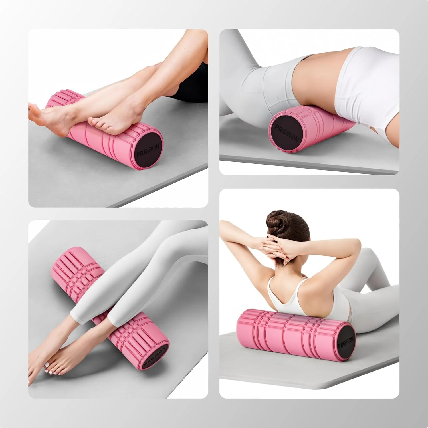 PROIRON Foam Roller Patented Medium Density Soft Touch Balance Trainer Pink NEW - Image 5