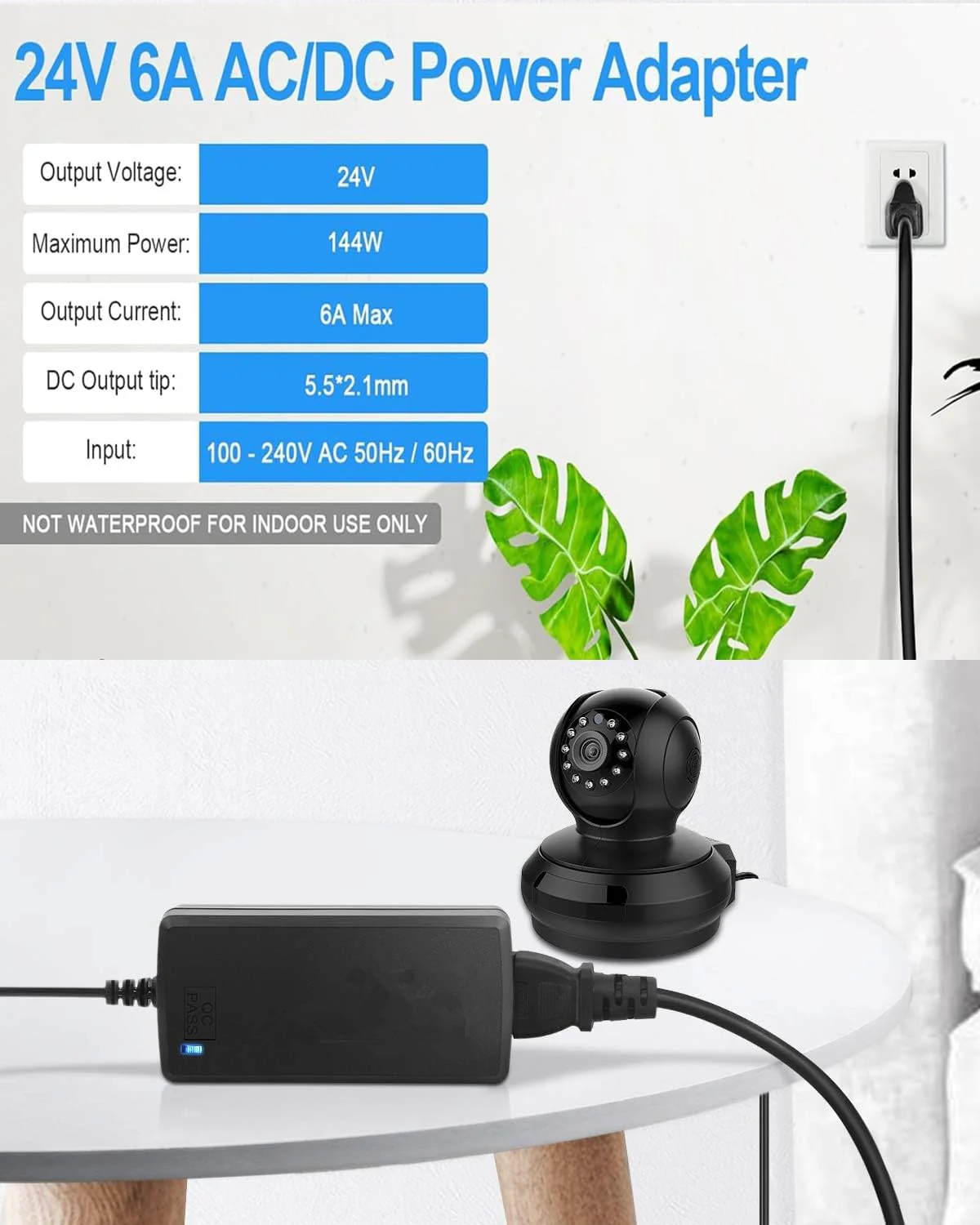 AORSI 144W AC Adapters 24V 6A AC Adapter Power Supply Converter Transformer NEW - Image 8