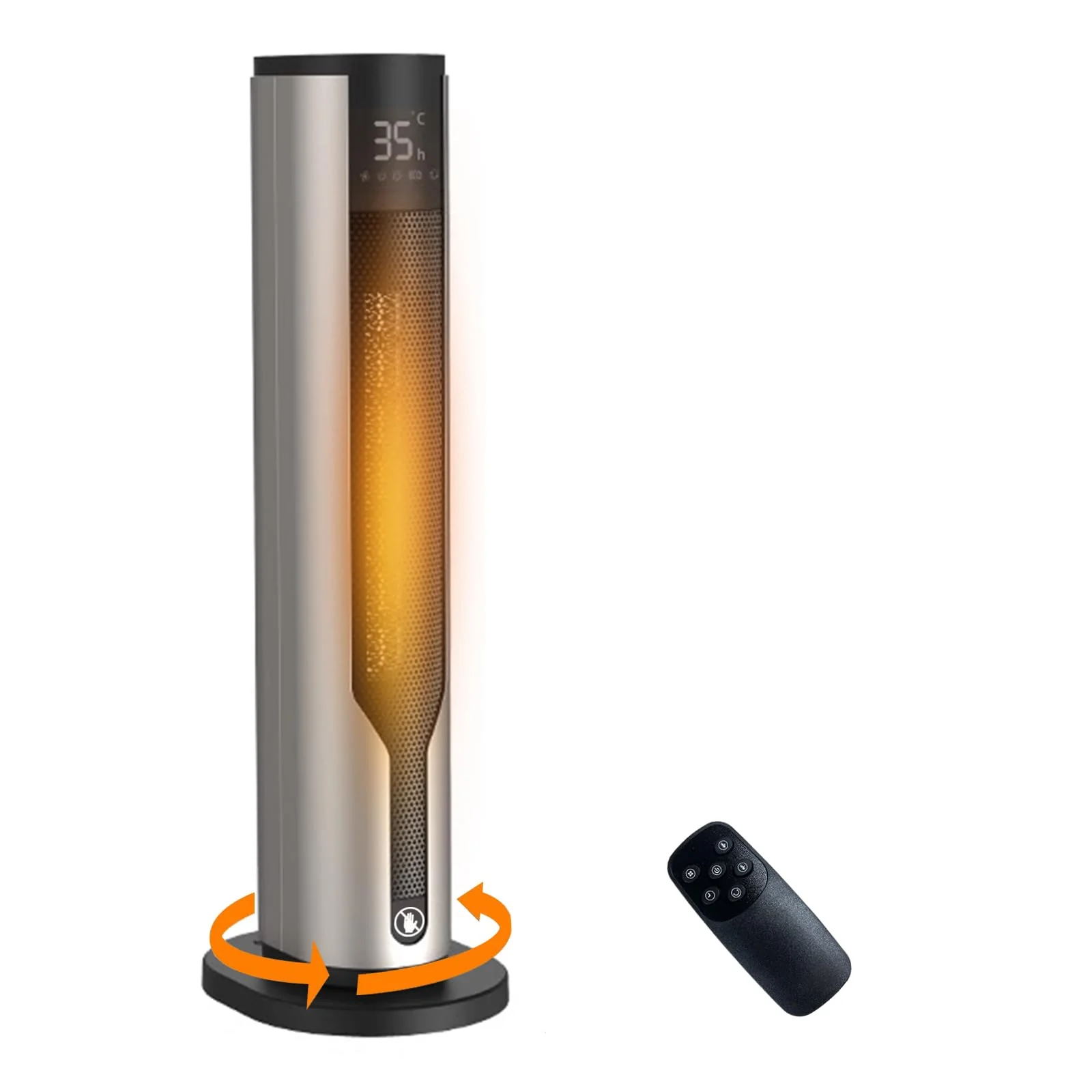 Yaberry Grove Heating Tower Space Heater with Adjustable Thermostat Remote NEW