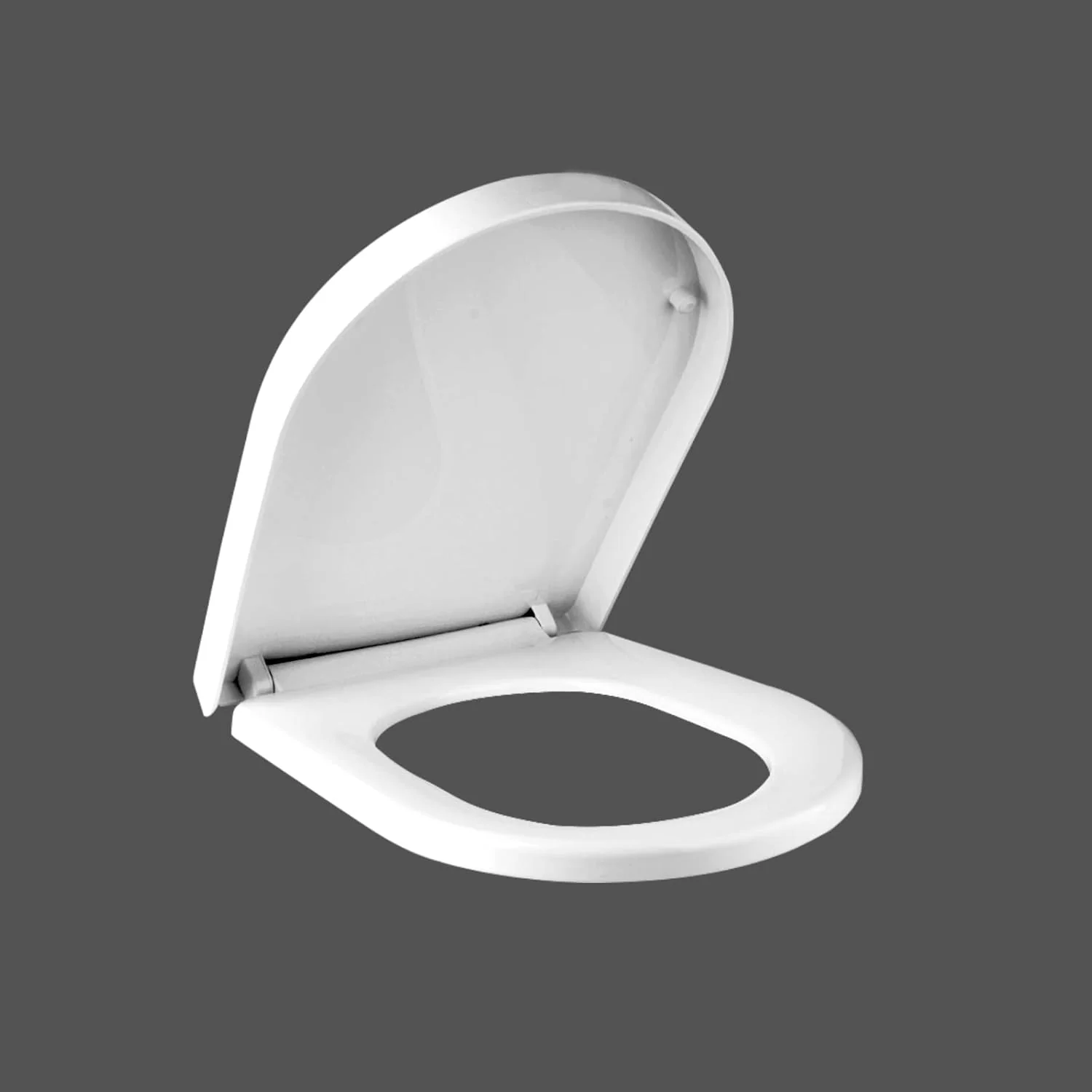 Fanmitrk Elongated Soft Close Toilet Seat Heavy Duty Adjustable White NEW - Image 4