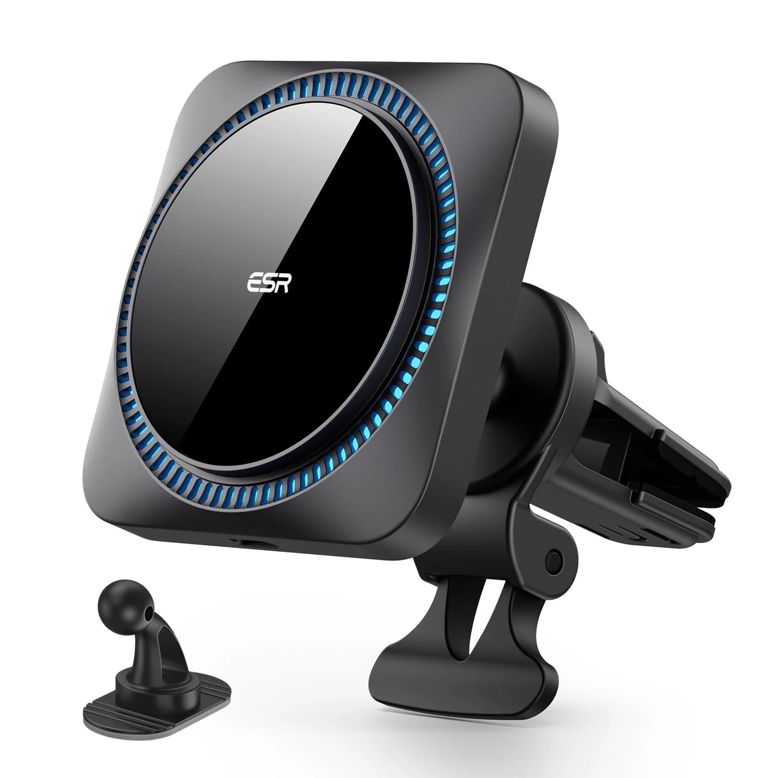 ESR Black-Standard Automobile Chargers 15W MagSafe Car Charger with DEMO