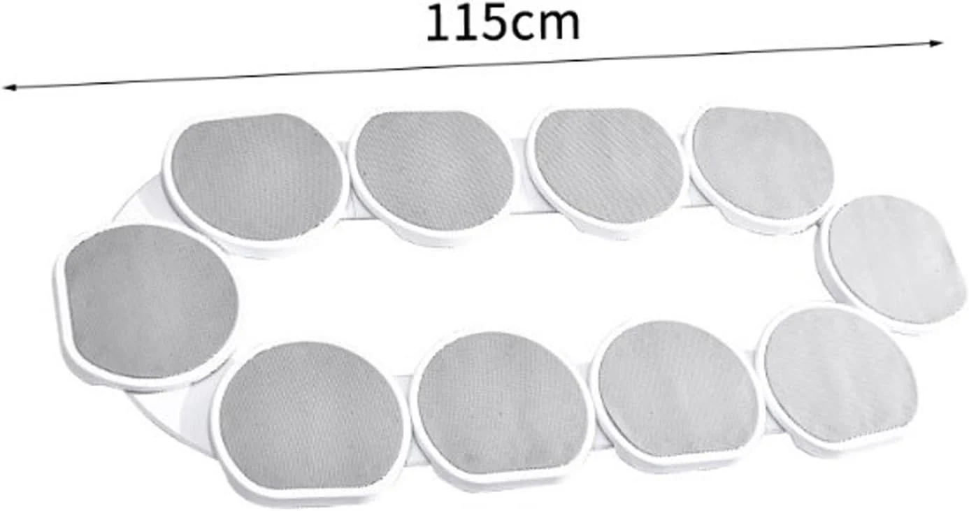 Jiawu 10-Inch Rotating Lazy Susan Turntable Dining Table Organizer White NEW - Image 4