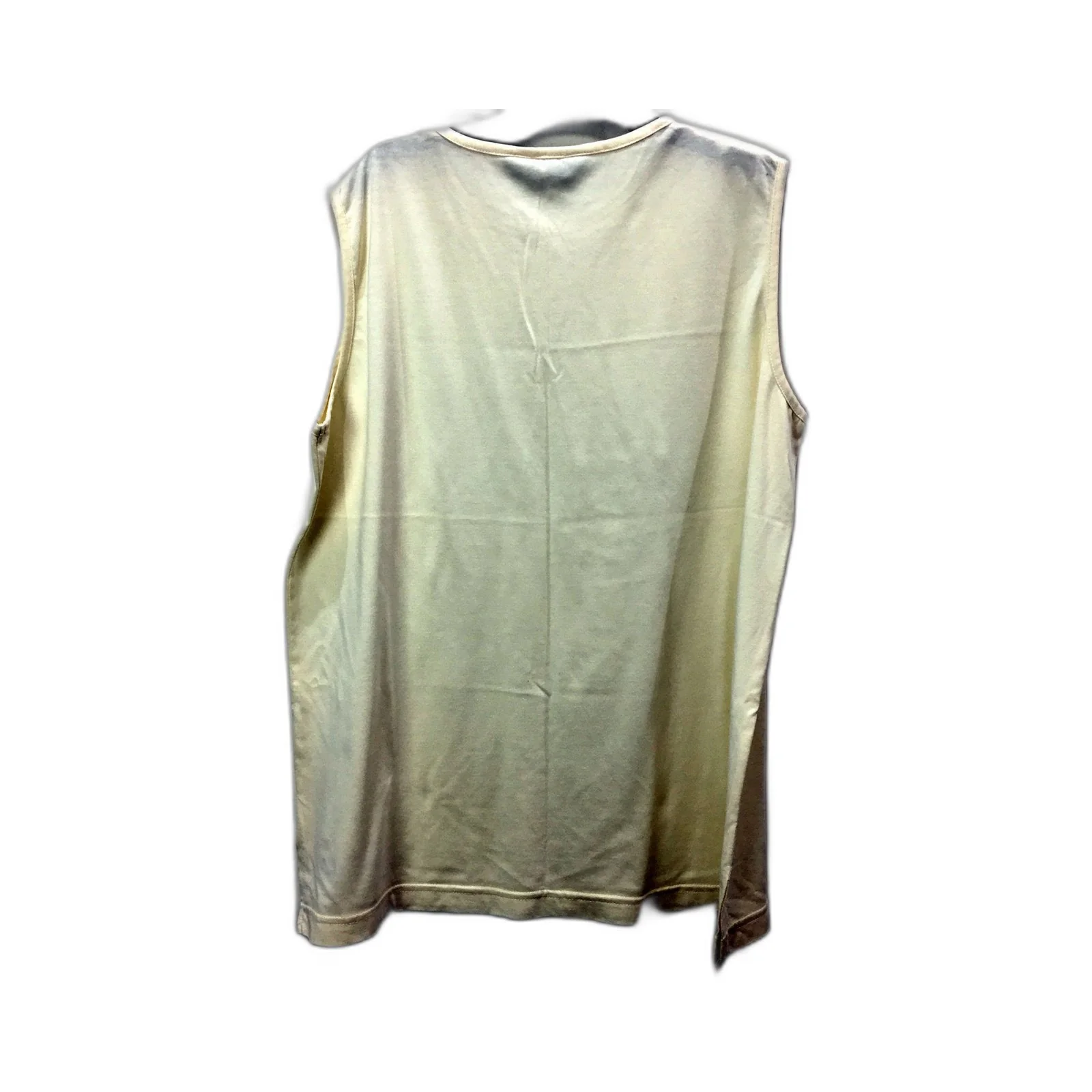 Black Pepper Womens Sleeveless Pullover Sweatshirt Comfortable Cream Size 16 - Image 2
