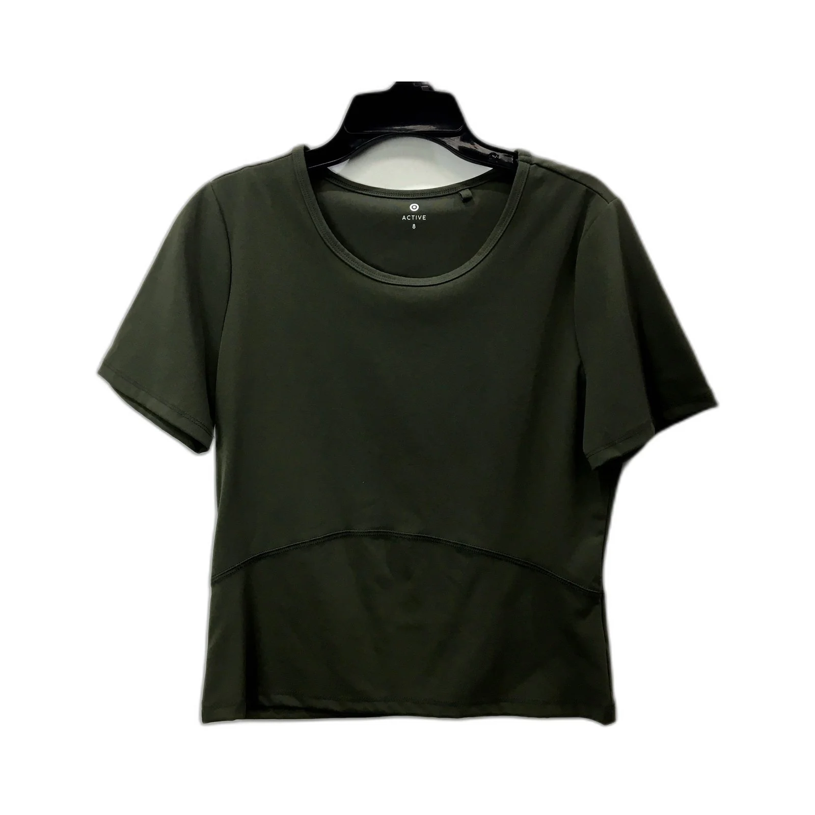 Active Target Womens Olive Green Pullover Sweatshirt Comfortable Activewear Sz 8