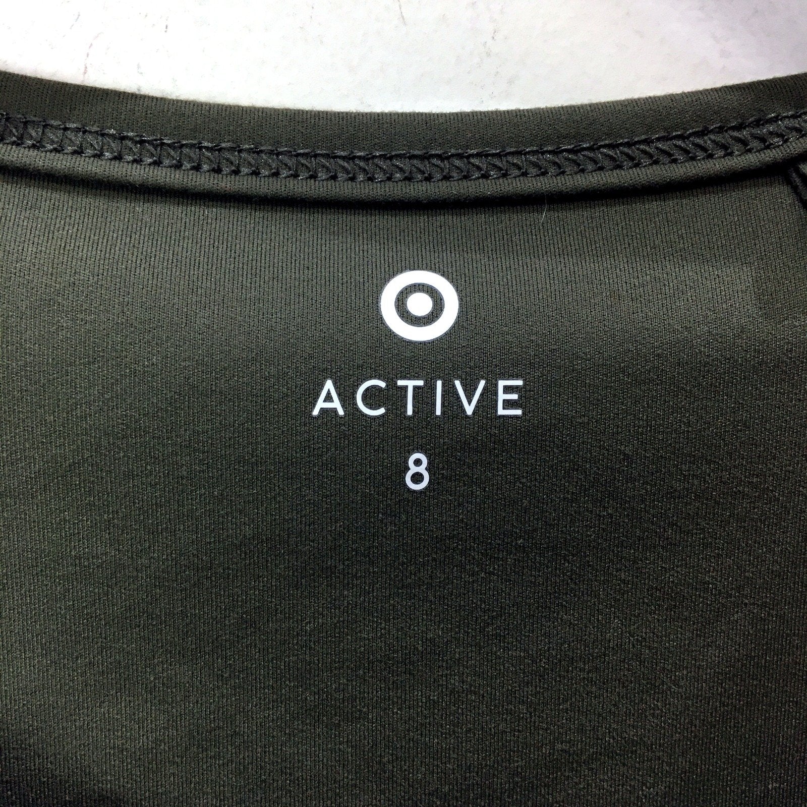 Active Target Womens Olive Green Pullover Sweatshirt Comfortable Activewear Sz 8 - Image 4
