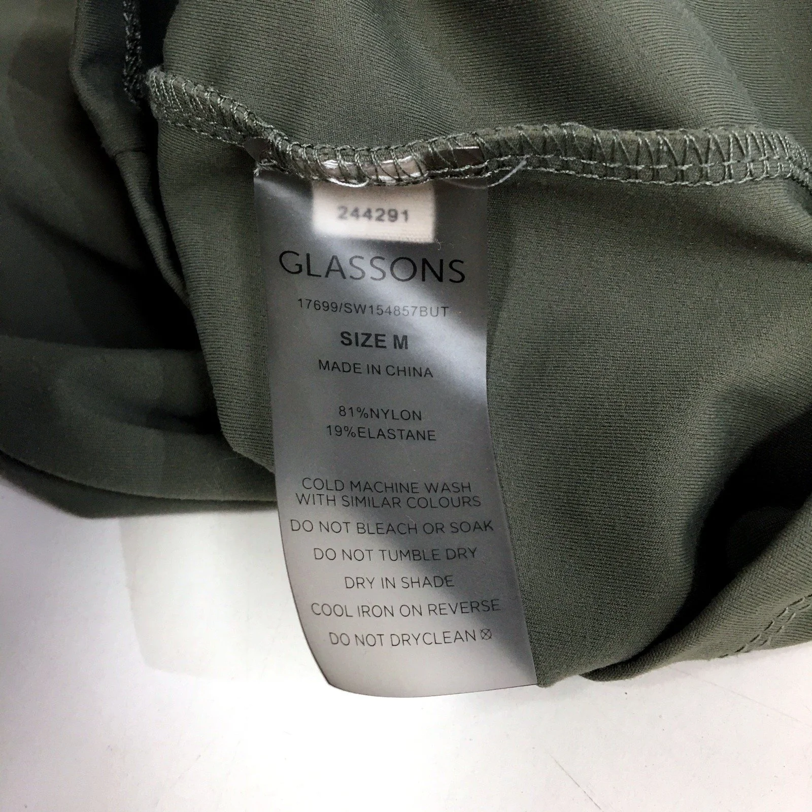 Glassons Womens Sleeveless Casual Olive Green Romper Jumpsuit Size M - Image 3