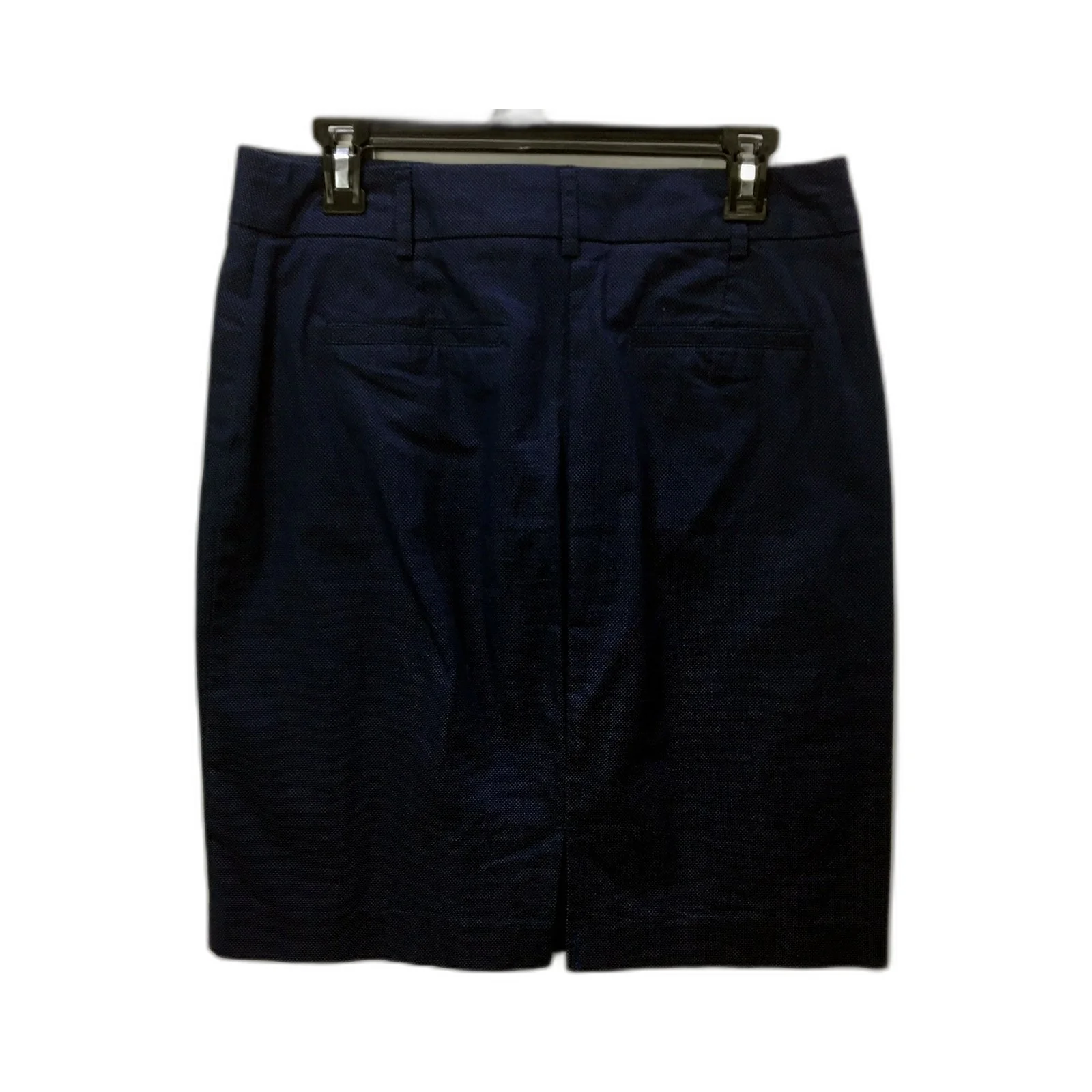 Navy Blue Polka Dot Pencil Skirt by Jacqui E, Womens Size 10 NEW