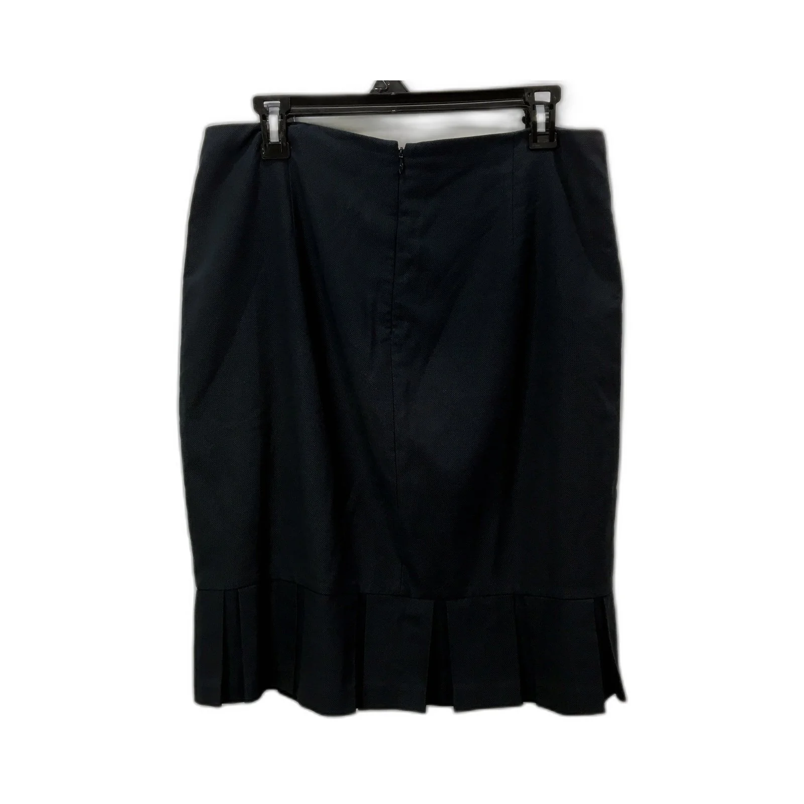 Jacquie Womens Pleated Skirt Elegant Versatile Comfortable Black Attire Size 12 - Image 2