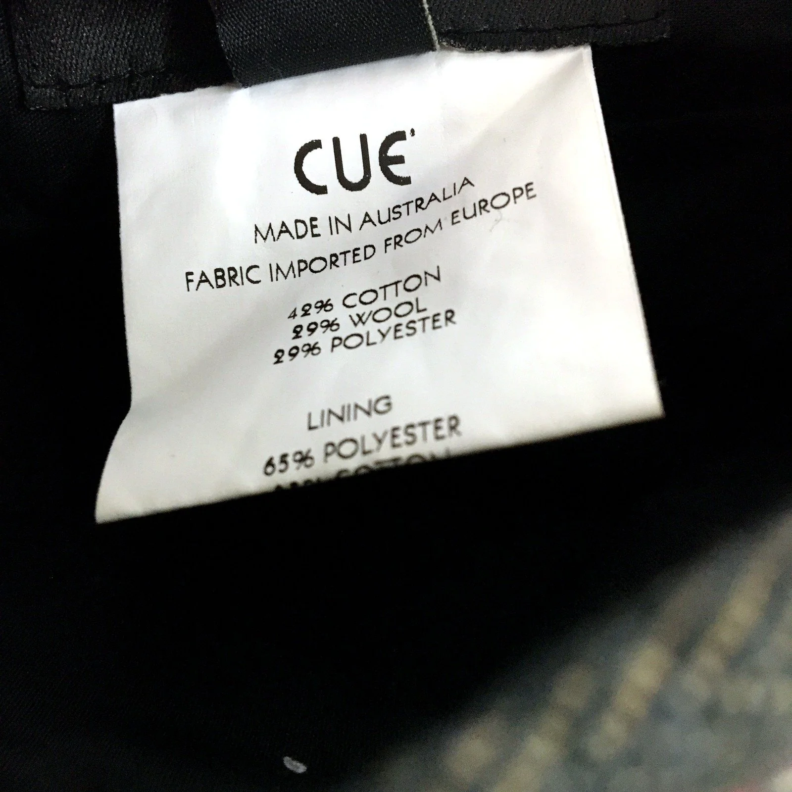 Womens Cue Pinstripe Skirt in Black and White, Size 10 - Image 4