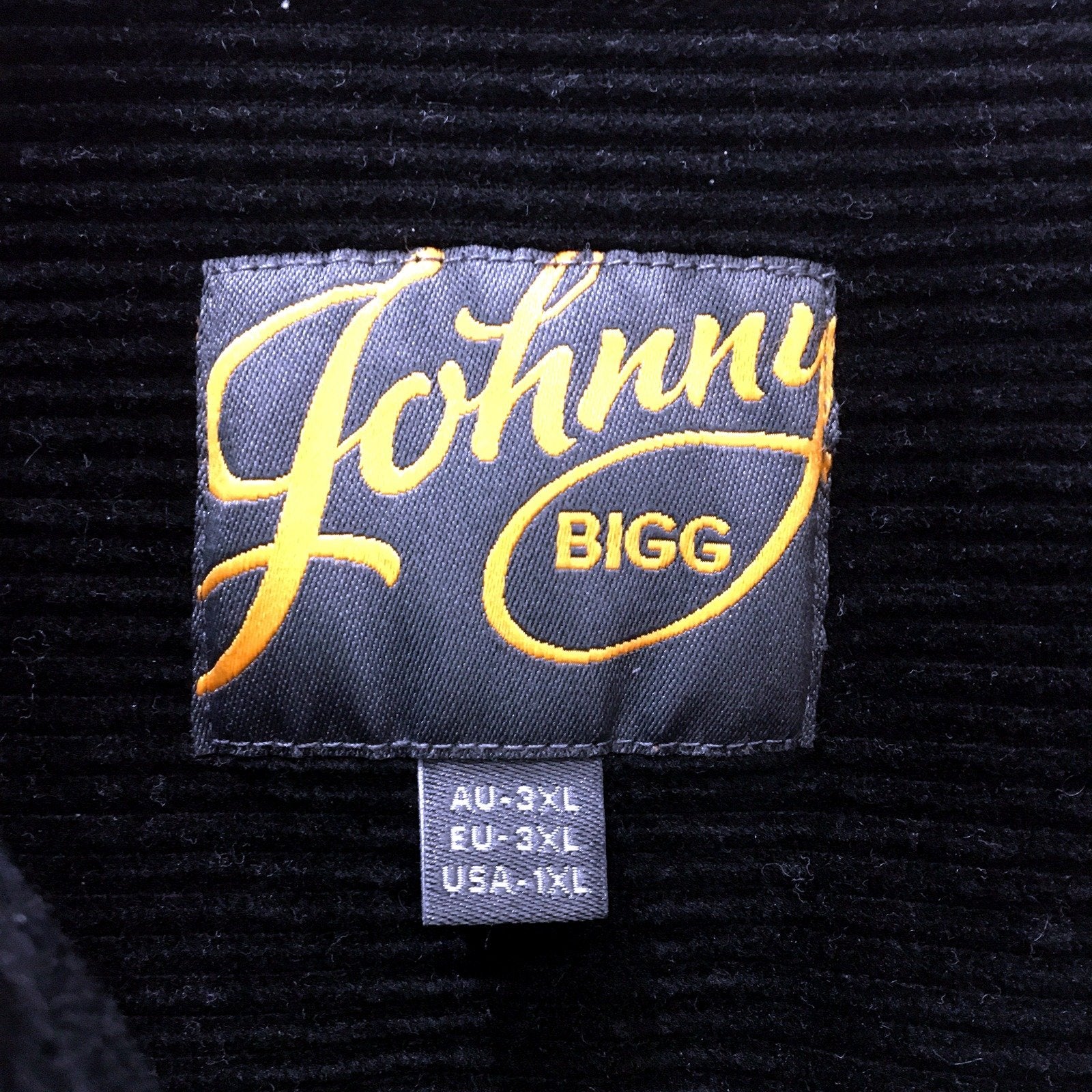 Johnny Bigg Mens Button down, Corduroy Comfortable Cotton Blend Black Size 3XL - Image 4