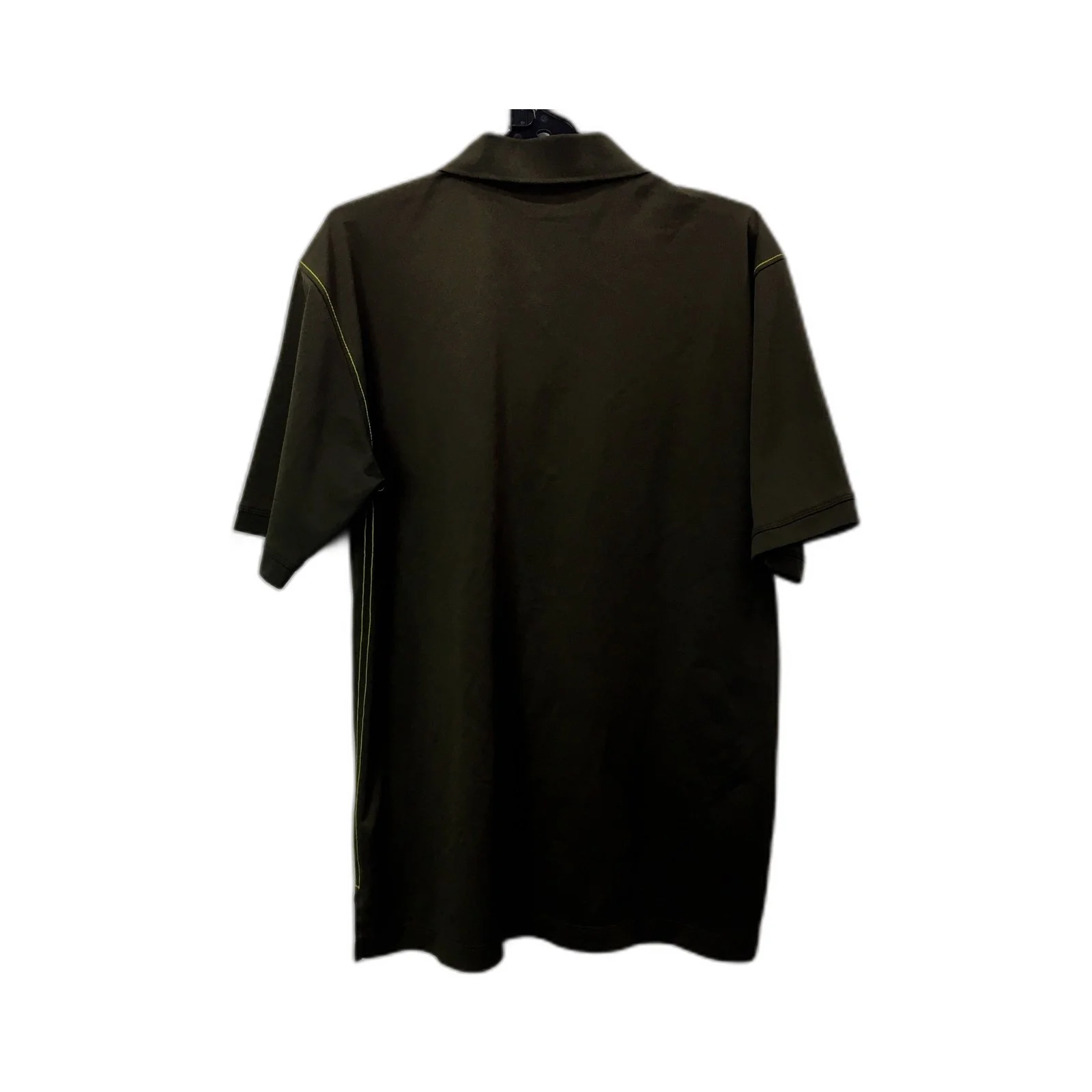 Nike Mens Olive Green Moisture Wicking Breathable Polo Shirt, Size M - Image 2