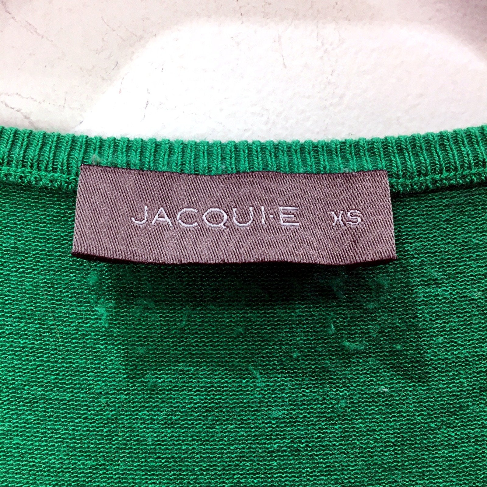Womens Jacqui-e Pullover Sweater in Soft, Cozy Green for Comfortable XS Fit - Image 4