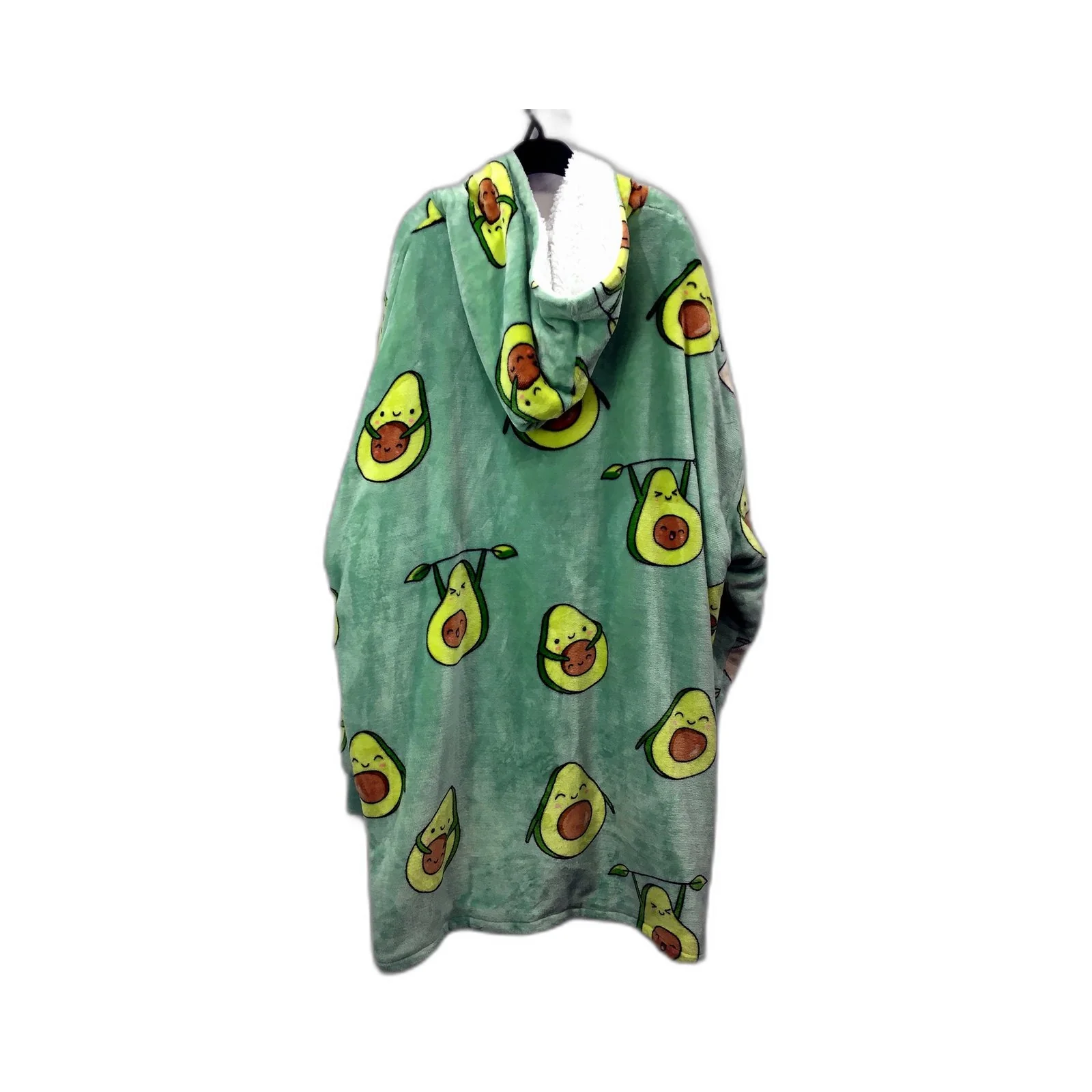 OO Unisex Green Fleece Pullover Hooded Sweatshirt Soft Comfortable Casual One - Image 2