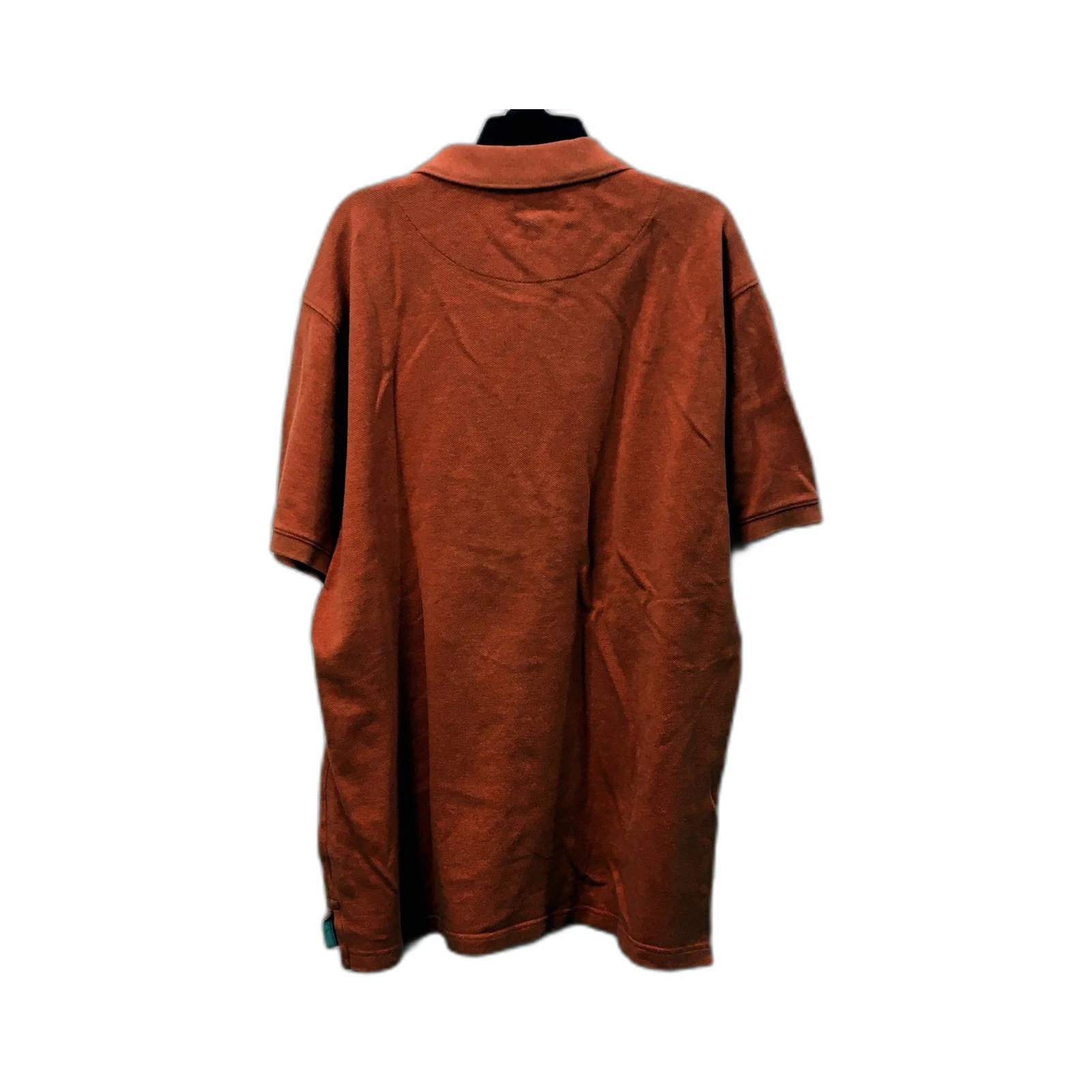 Mens Sports Fit Pointer Orange Cotton Polo Shirt Casual Large - Image 2
