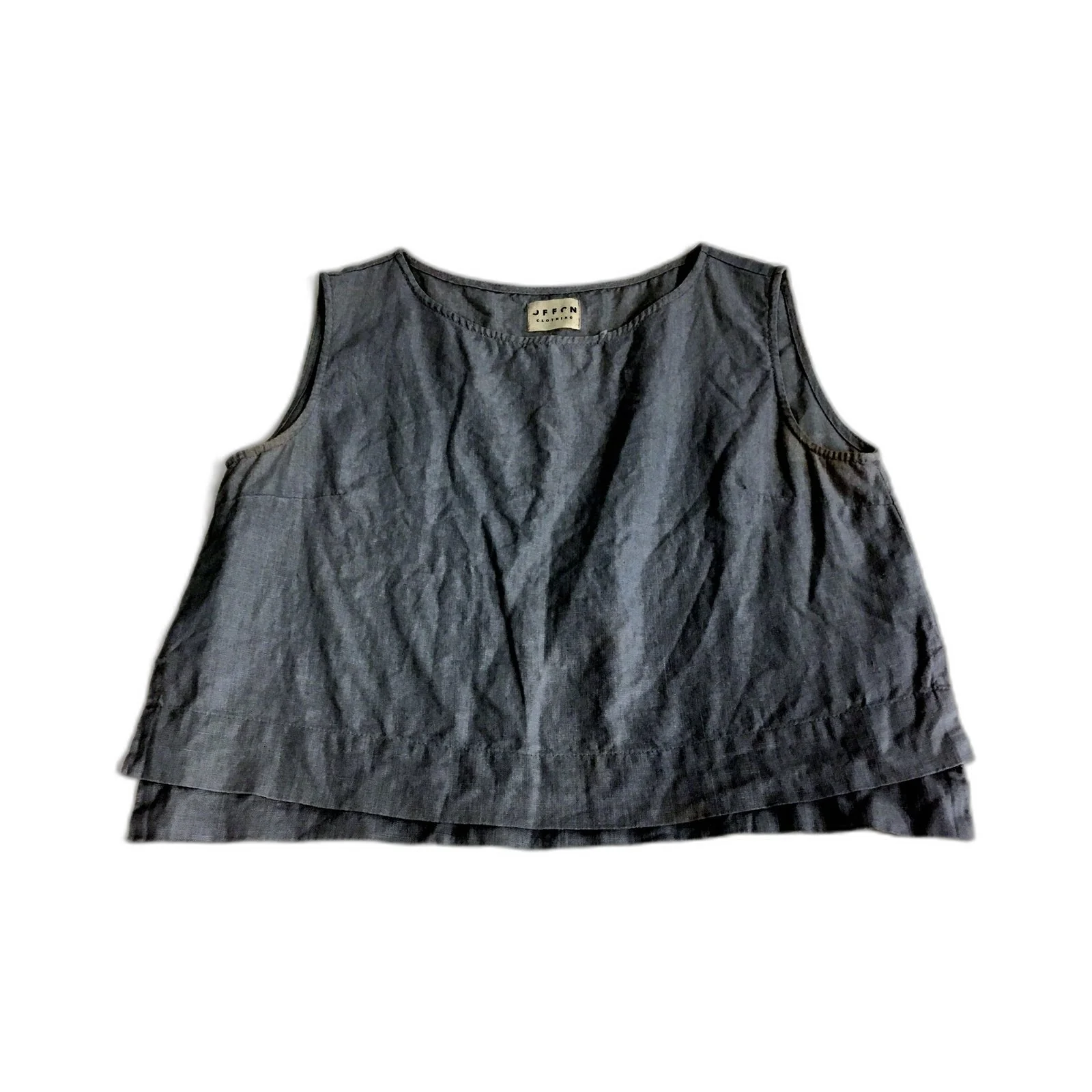 OFFON Clothing Womens Gray Tank Top Soft Comfortable Cozy Size Small