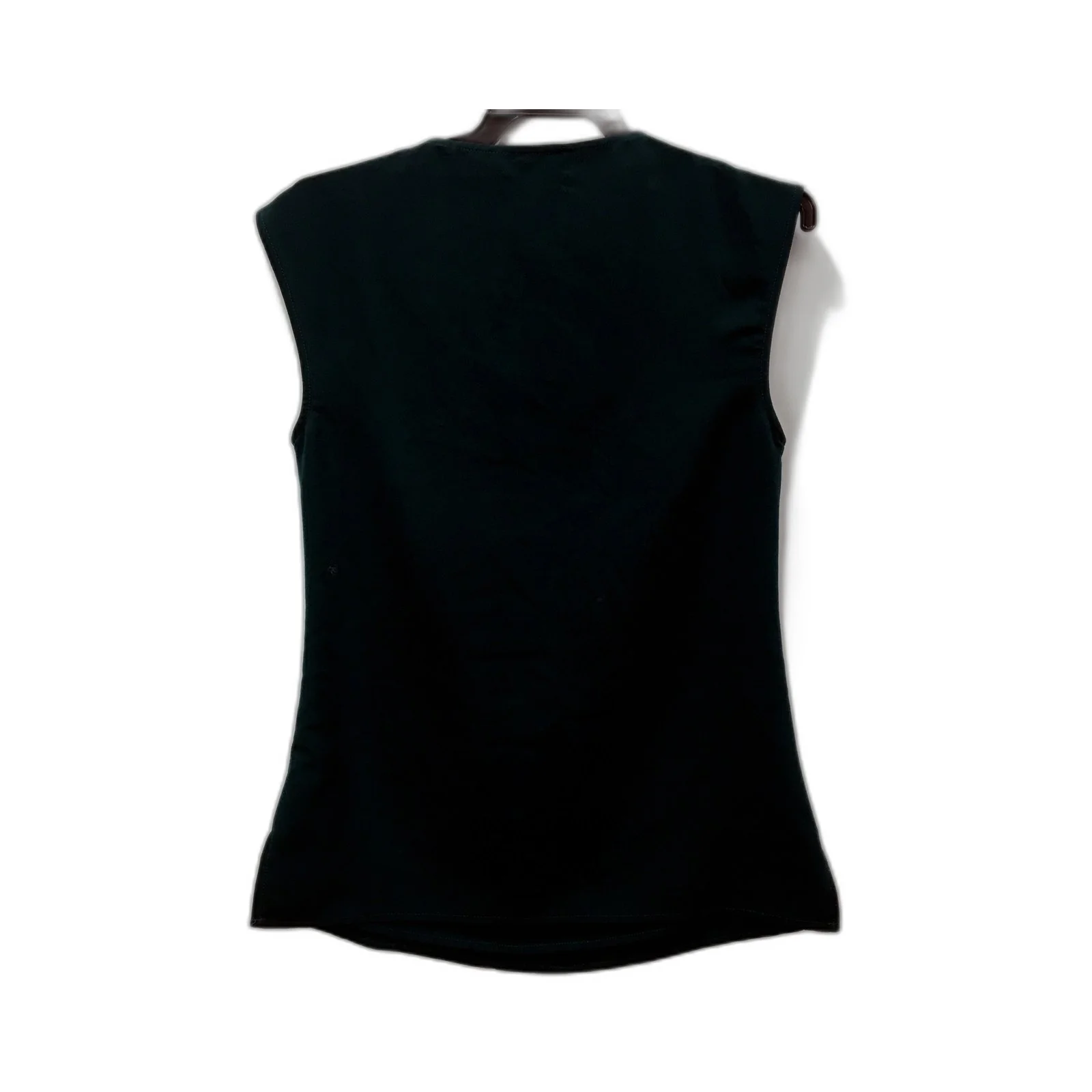 Womens Jacqui E Sleeveless Polyester Blouse Top in Dark Green, Size 6 NEW - Image 2