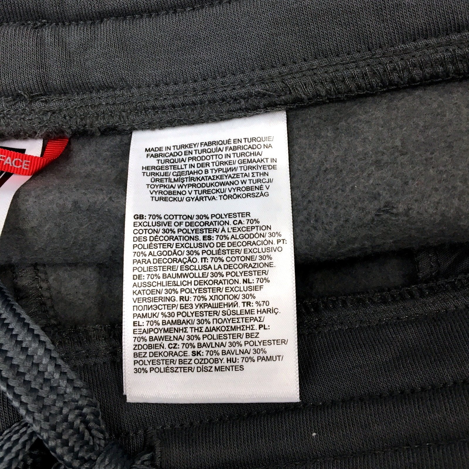 The North Face Mens Relaxed Fit Black Sweatpants - Large Size - Image 5