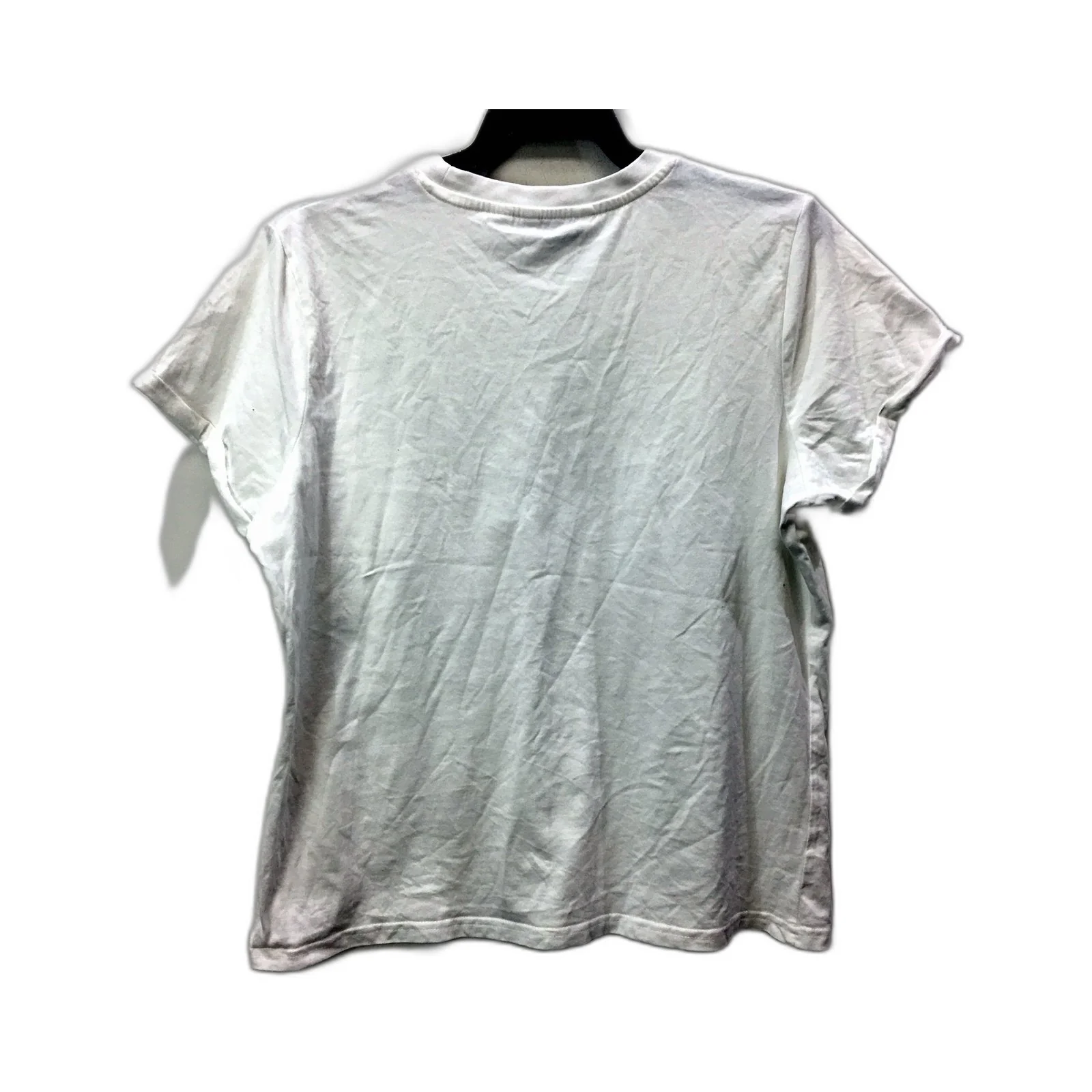 U.S. Polo Assn. Womens Cotton Pocket T-Shirt in White, Size M/12 - Image 2