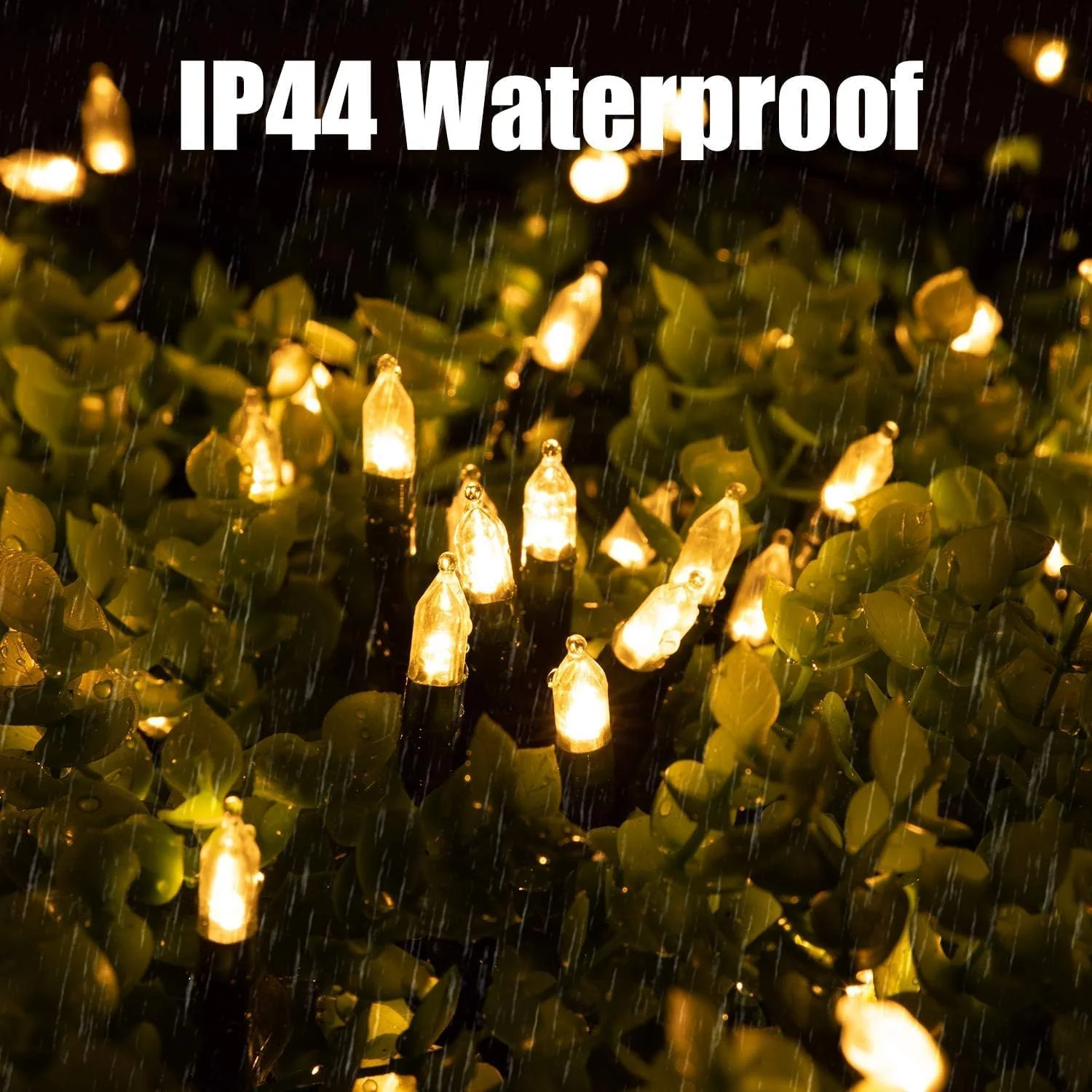 300 LED Clear Warm White String Lights for Home Decor 108ft DEMO - Image 3