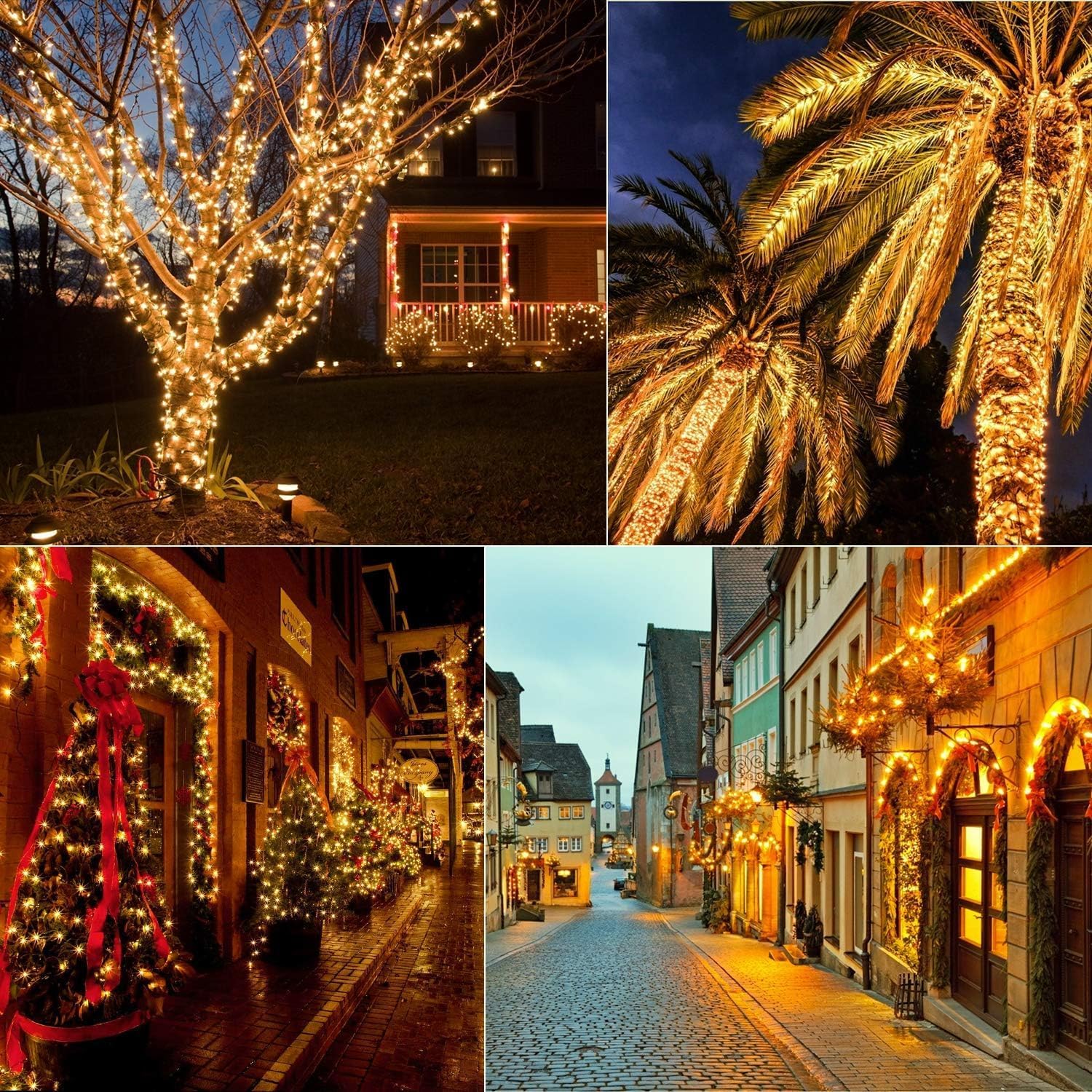 300 LED Clear Warm White String Lights for Home Decor 108ft DEMO - Image 9