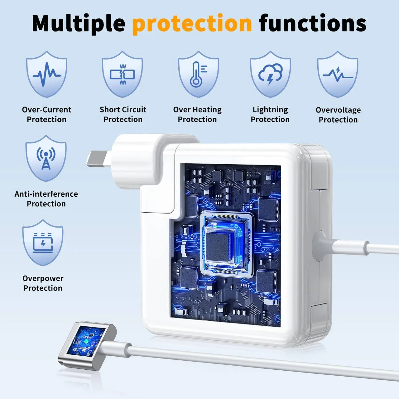 85W T-Tip White Replacement Power Adapter for MacBook Pro NEW - Image 6