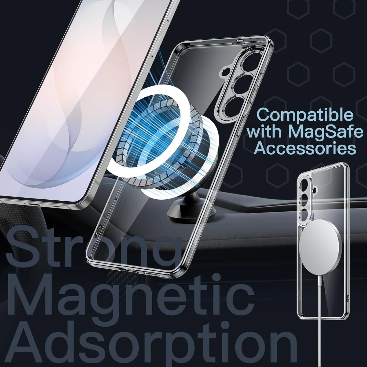 JETech Magnetic Slim Phone Case for Samsung Galaxy S26 Compatible with NEW - Image 5