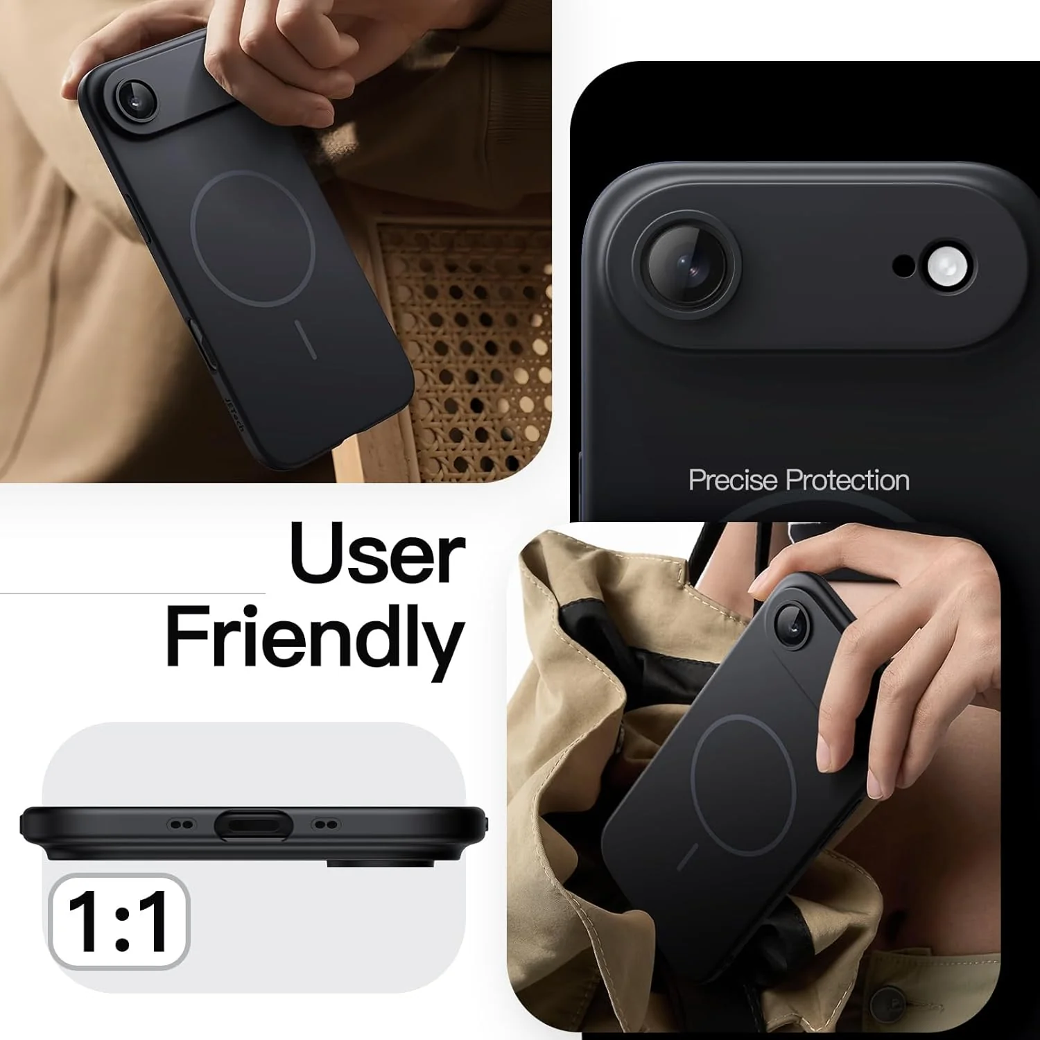 JETech Magnetic Slim Phone Case for iPhone Compatible with MagSafe NEW - Image 7
