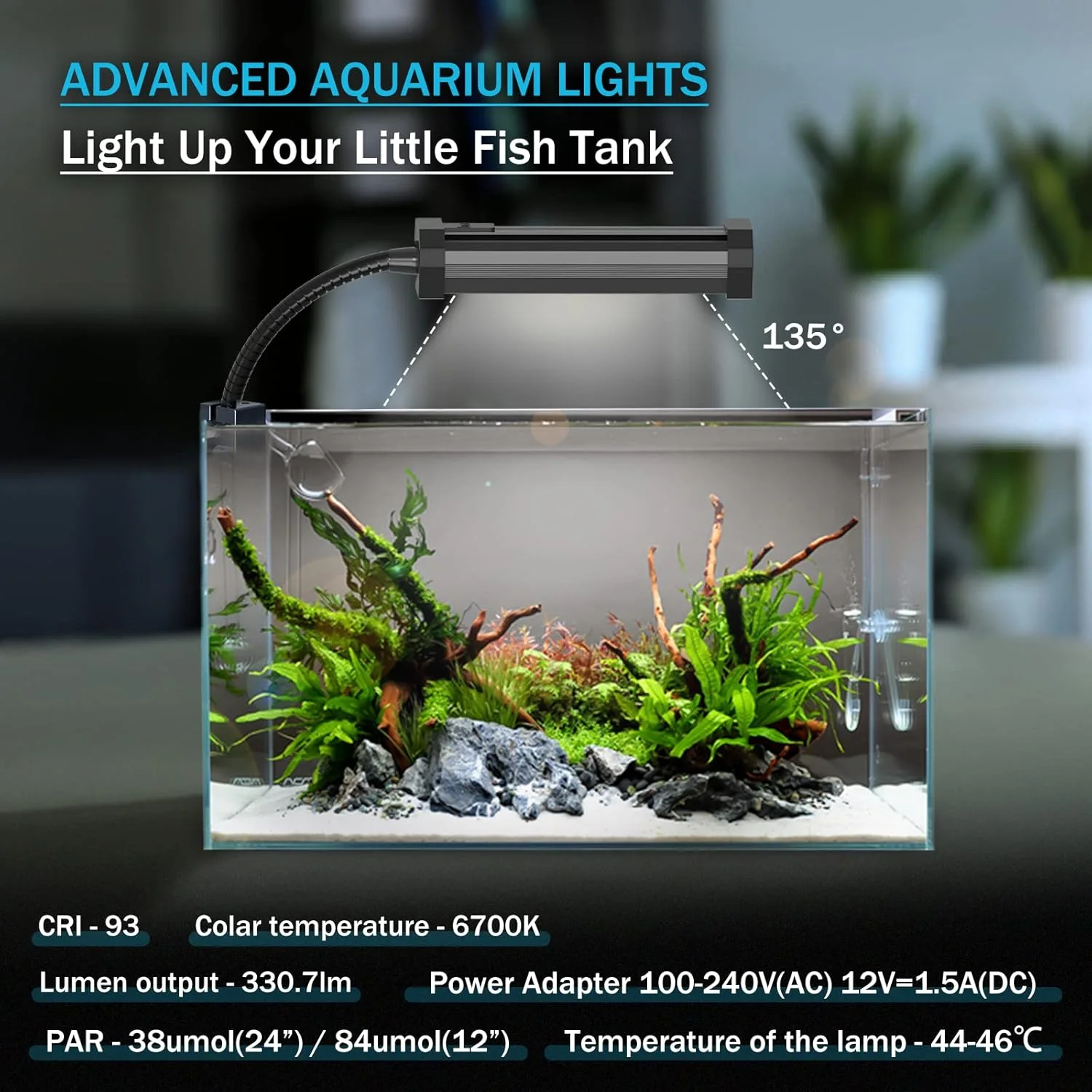 Lominie LED Aquarium Light 2-Channel Manual Timer Dimmer for Freshwater DEMO - Image 5