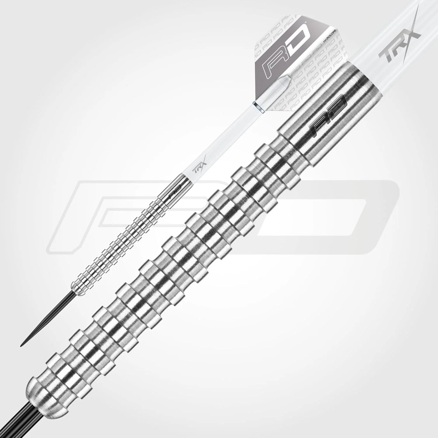 RED DRAGON Tungsten Darts Set with Flights and Shafts Grey & White Size 22g NEW - Image 5