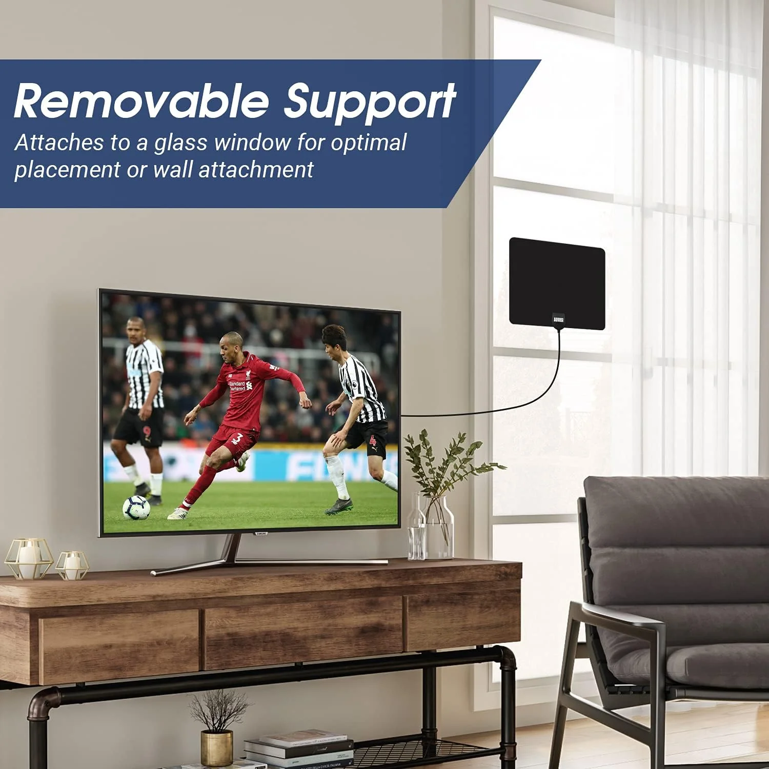 August Indoor Aerial for Freeview TV Digital Portable Television Antenna NEW - Image 3