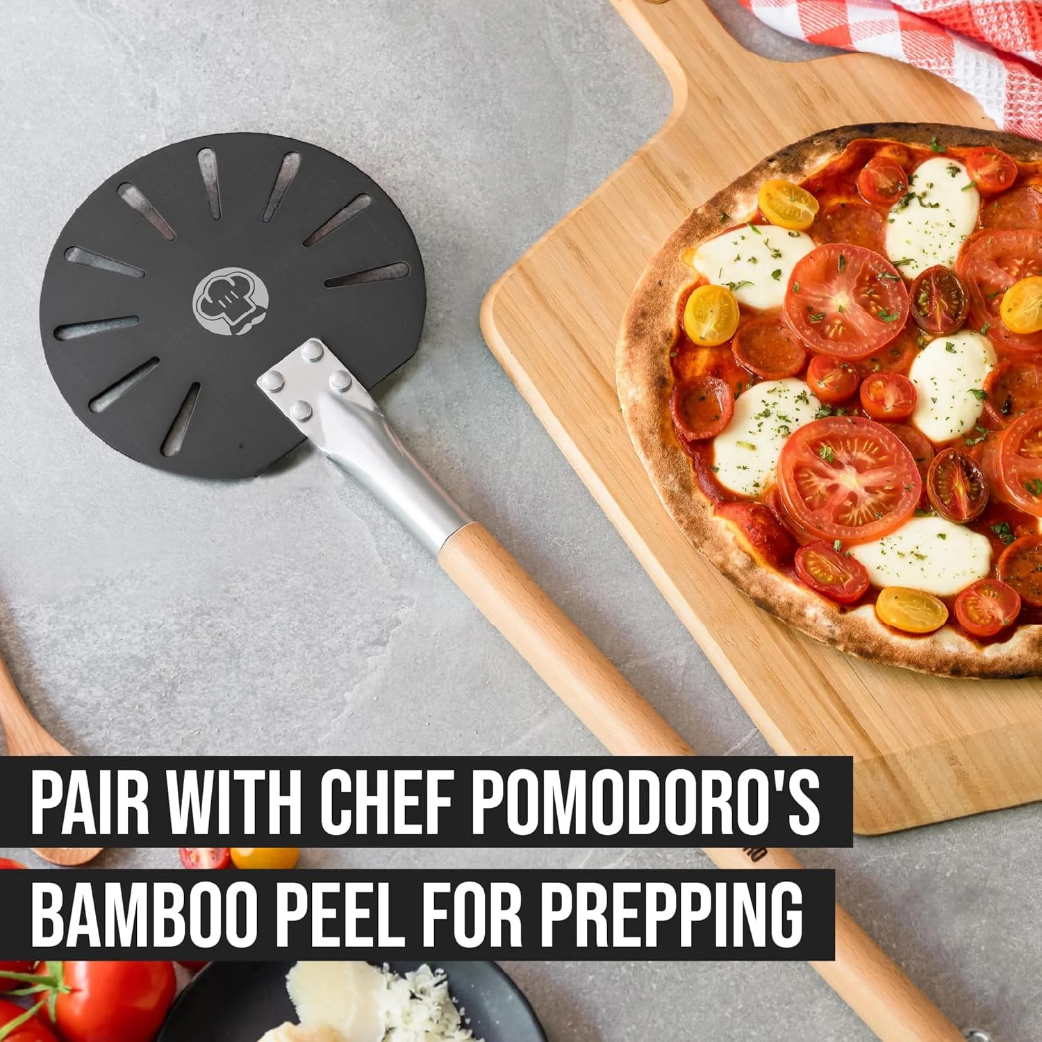 Chef Pomodoro Peelers Aluminum Pizza Peel with Detachable Handle - Peeler NEW - Image 5
