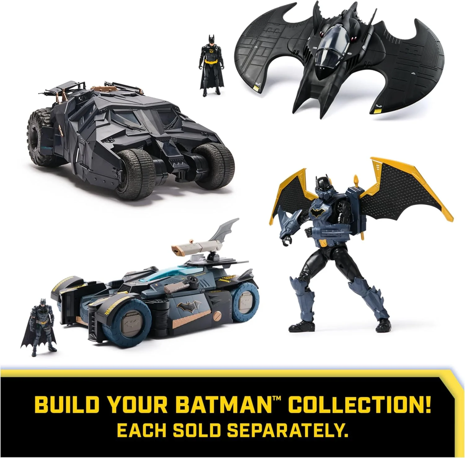 Spin Master 12-Inch Multicolor Batman Action Figure with Expandable Wings DEMO - Image 6